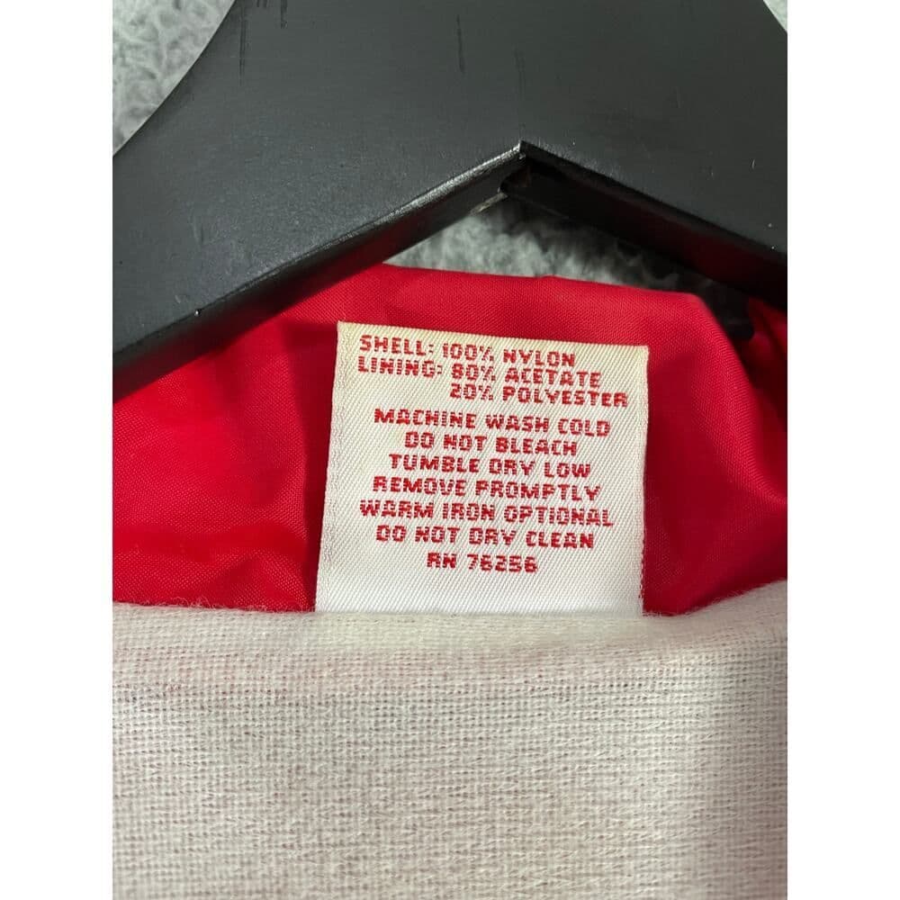 Vintage Cardinal Activewear Lakeland Junction Red Windbreaker Jacket USA Size L - Thumbnail 3
