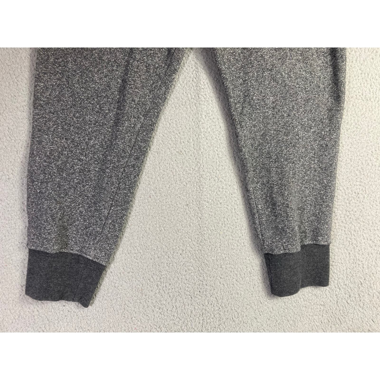 Reebok Men XL Jogger Sweatpants Gray Heathered Fleece Track Pants Cuffed - Thumbnail 12