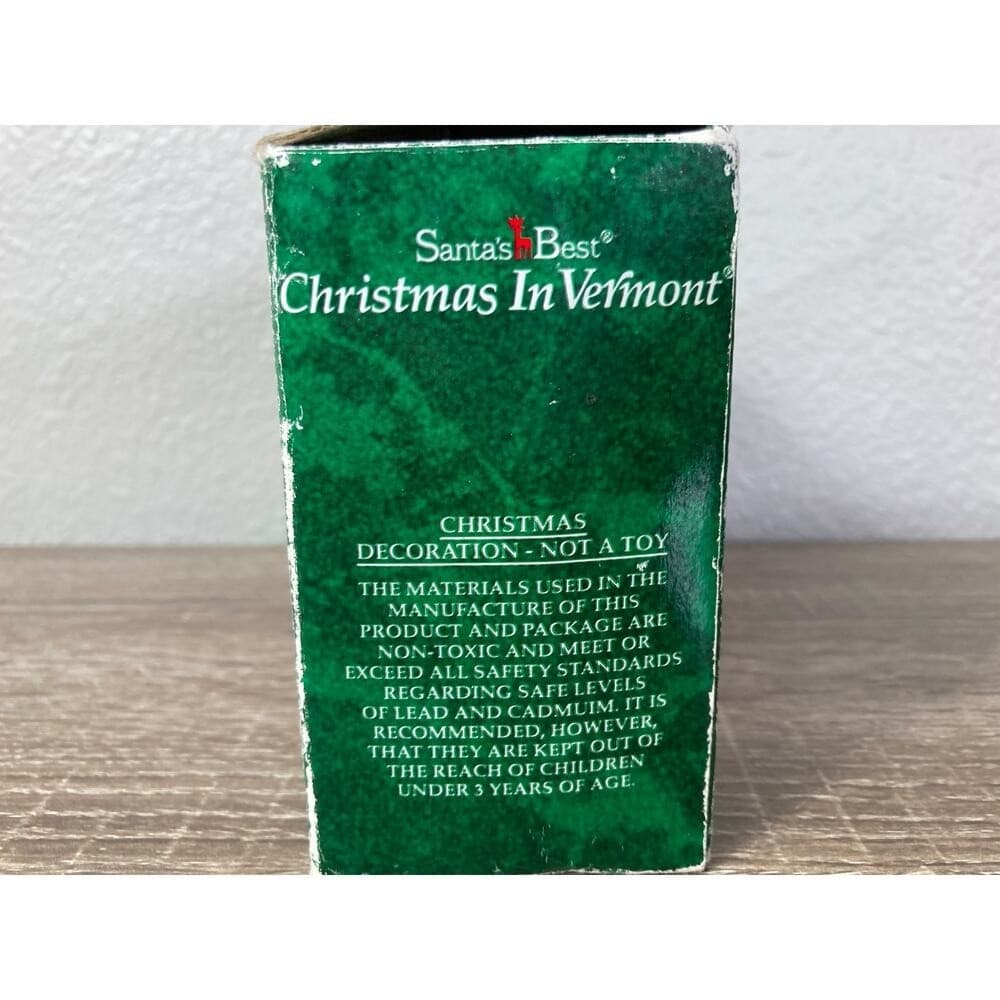 Santa's Best Christmas In Vermont Horse Sleigh Village 1994 Holiday Decor - Thumbnail 7