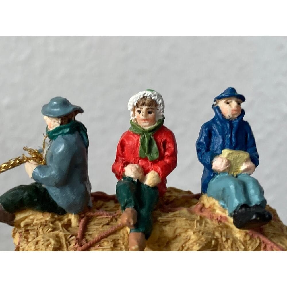 Santa's Best Christmas In Vermont Horse Sleigh Village 1994 Holiday Decor - Thumbnail 9