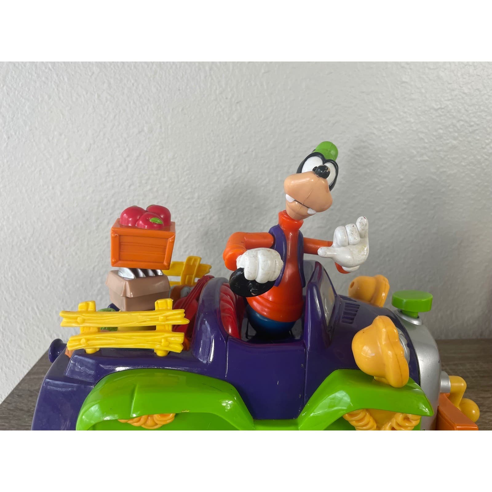 Disney Goofy Jalopy Car Toy 2000 Bumpy Ride Mattel Display Piece Parts Repair - Thumbnail 4