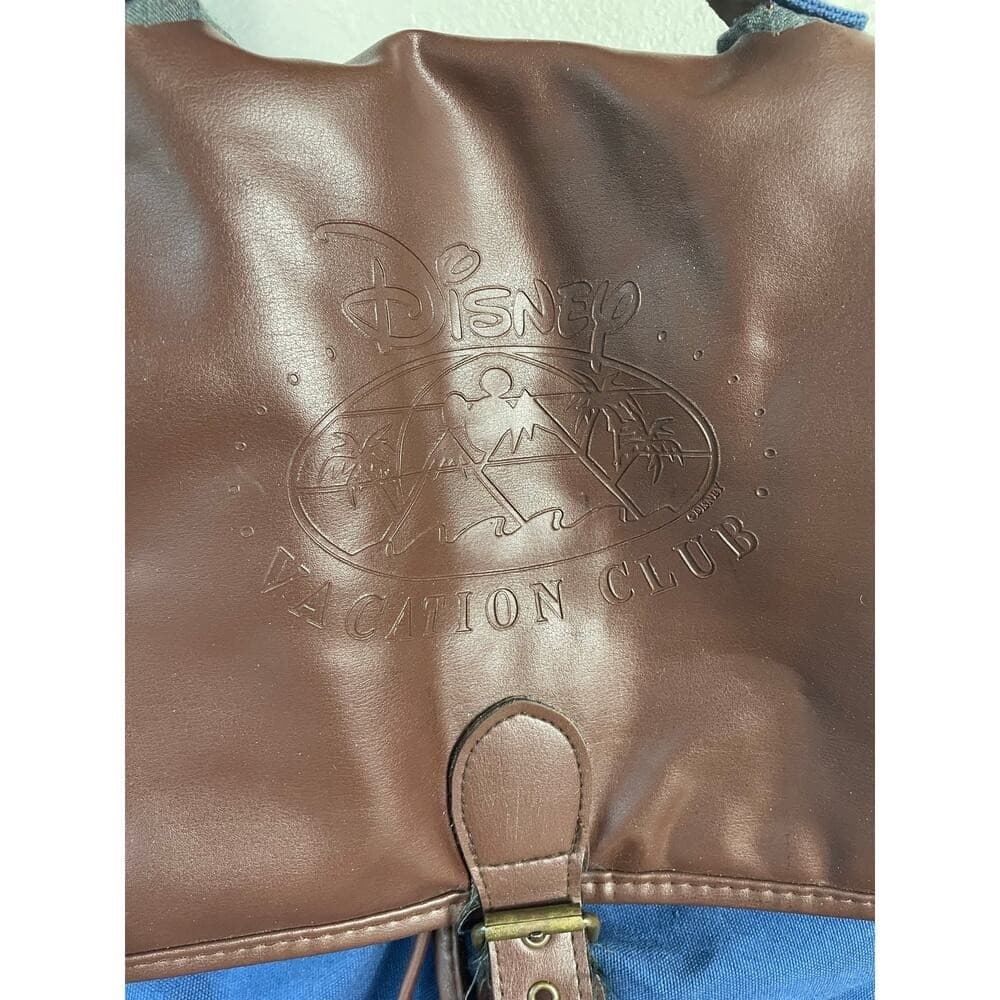 Disney Vacation Club Backpack Brown Blue Members are Magical Drawstring Bag - Thumbnail 2