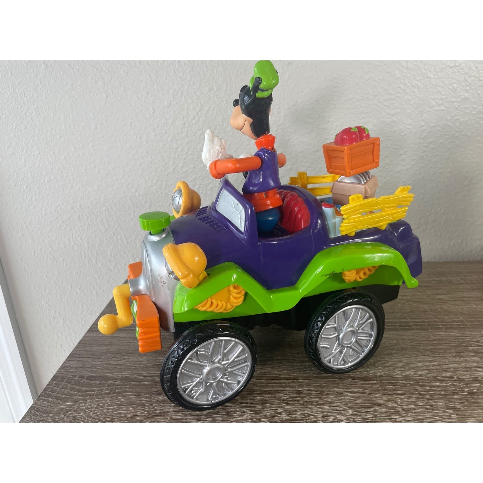 Disney Goofy Jalopy Car Toy 2000 Bumpy Ride Mattel Display Piece Parts Repair - Thumbnail 7