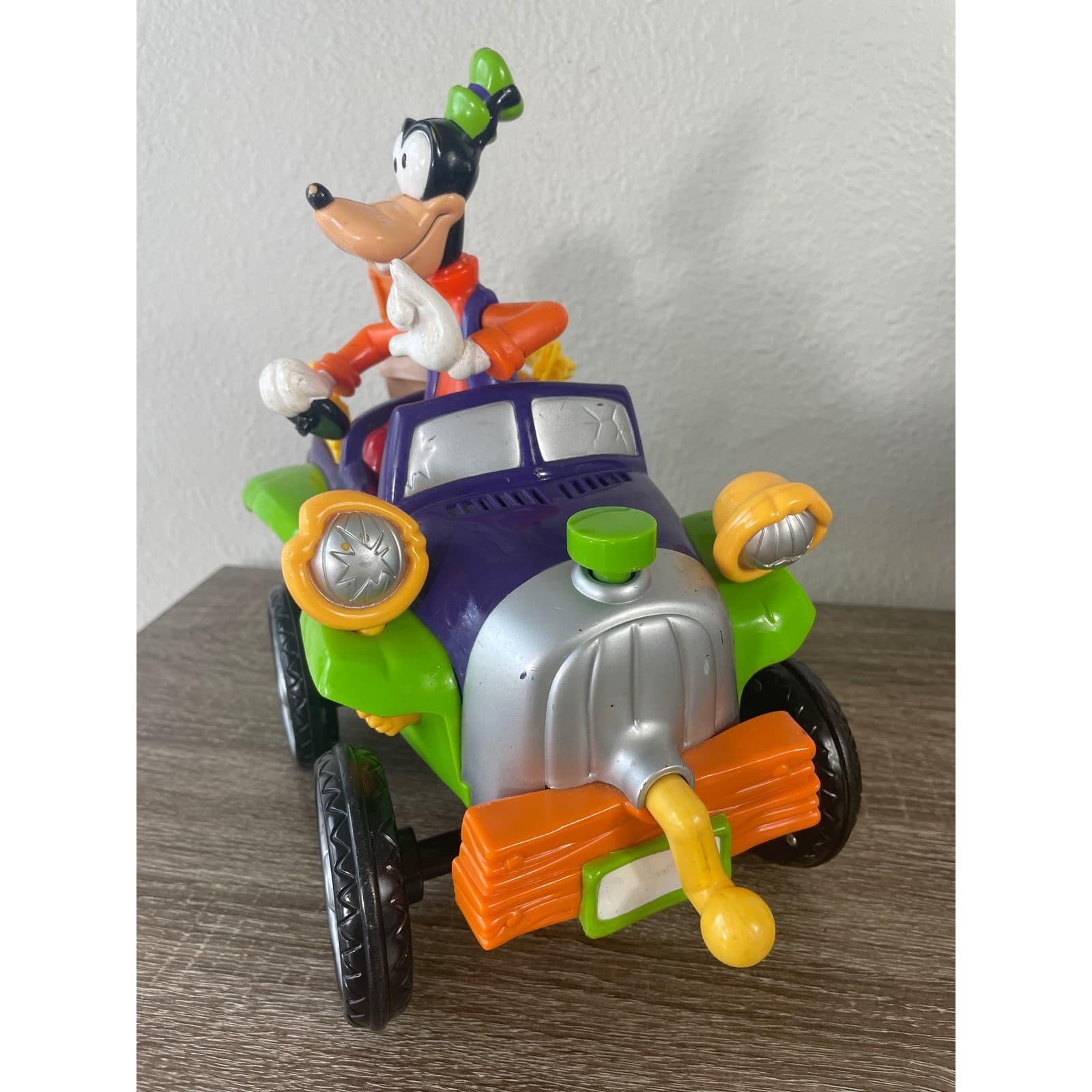 Disney Goofy Jalopy Car Toy 2000 Bumpy Ride Mattel Display Piece Parts Repair - Thumbnail 6