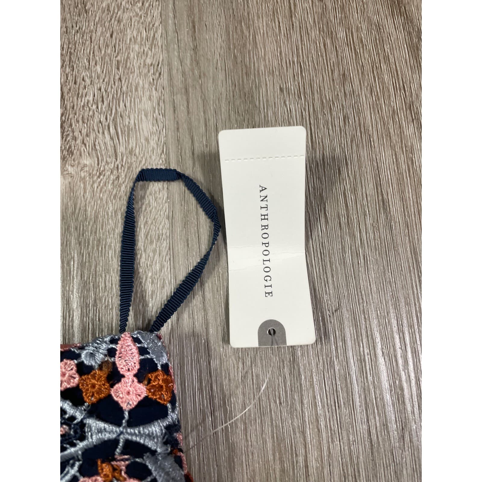 Anthropologie Moulinette Soeurs Embroidered Lace Skirt Navy Multi Size 0 - Thumbnail 6
