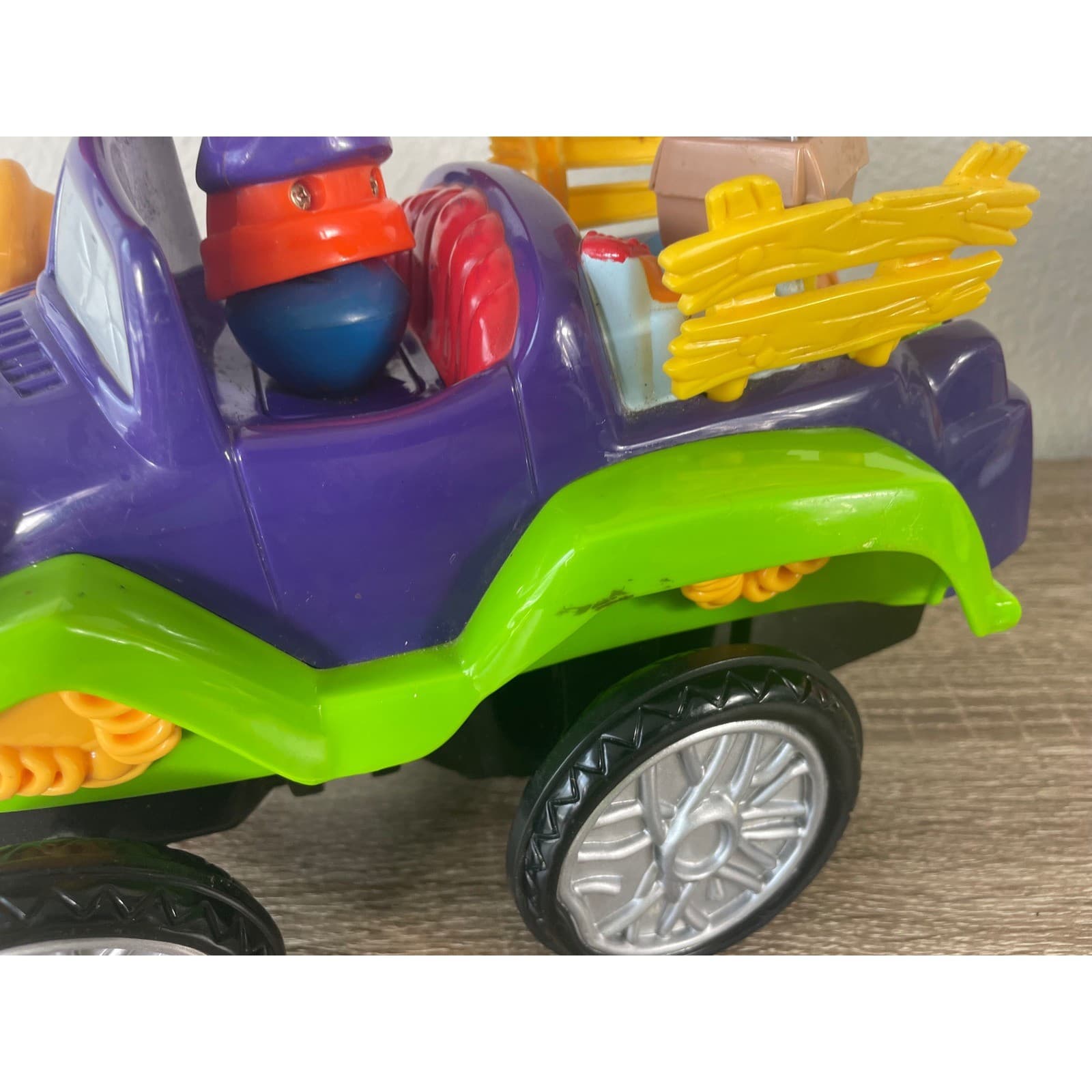 Disney Goofy Jalopy Car Toy 2000 Bumpy Ride Mattel Display Piece Parts Repair - Thumbnail 9