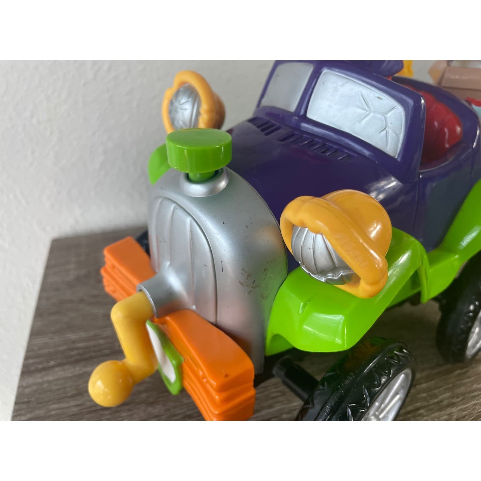 Disney Goofy Jalopy Car Toy 2000 Bumpy Ride Mattel Display Piece Parts Repair - Thumbnail 8