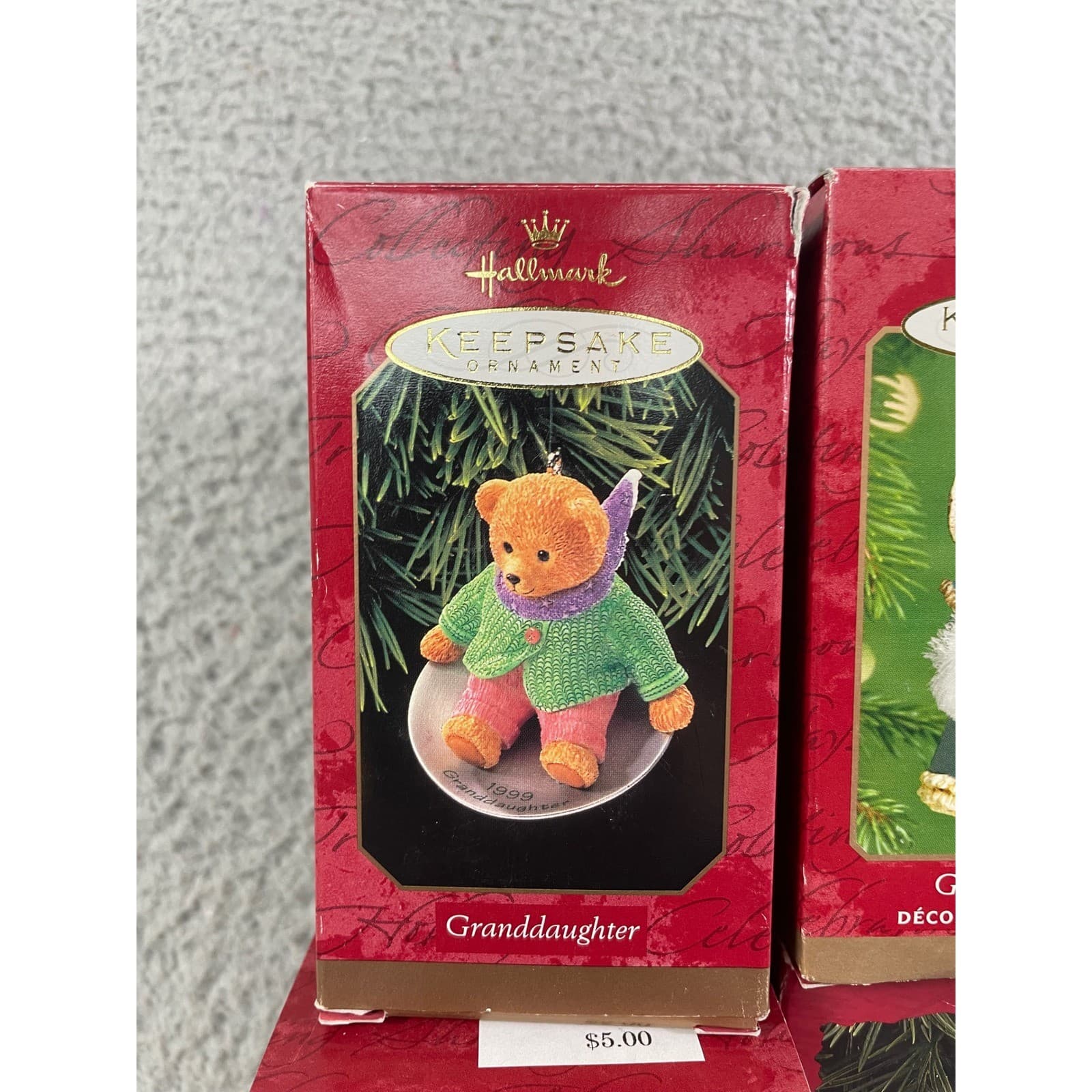 Hallmark Keepsake Ornaments Lot Granddaughter Little Song & Dance What A Deal - Thumbnail 3