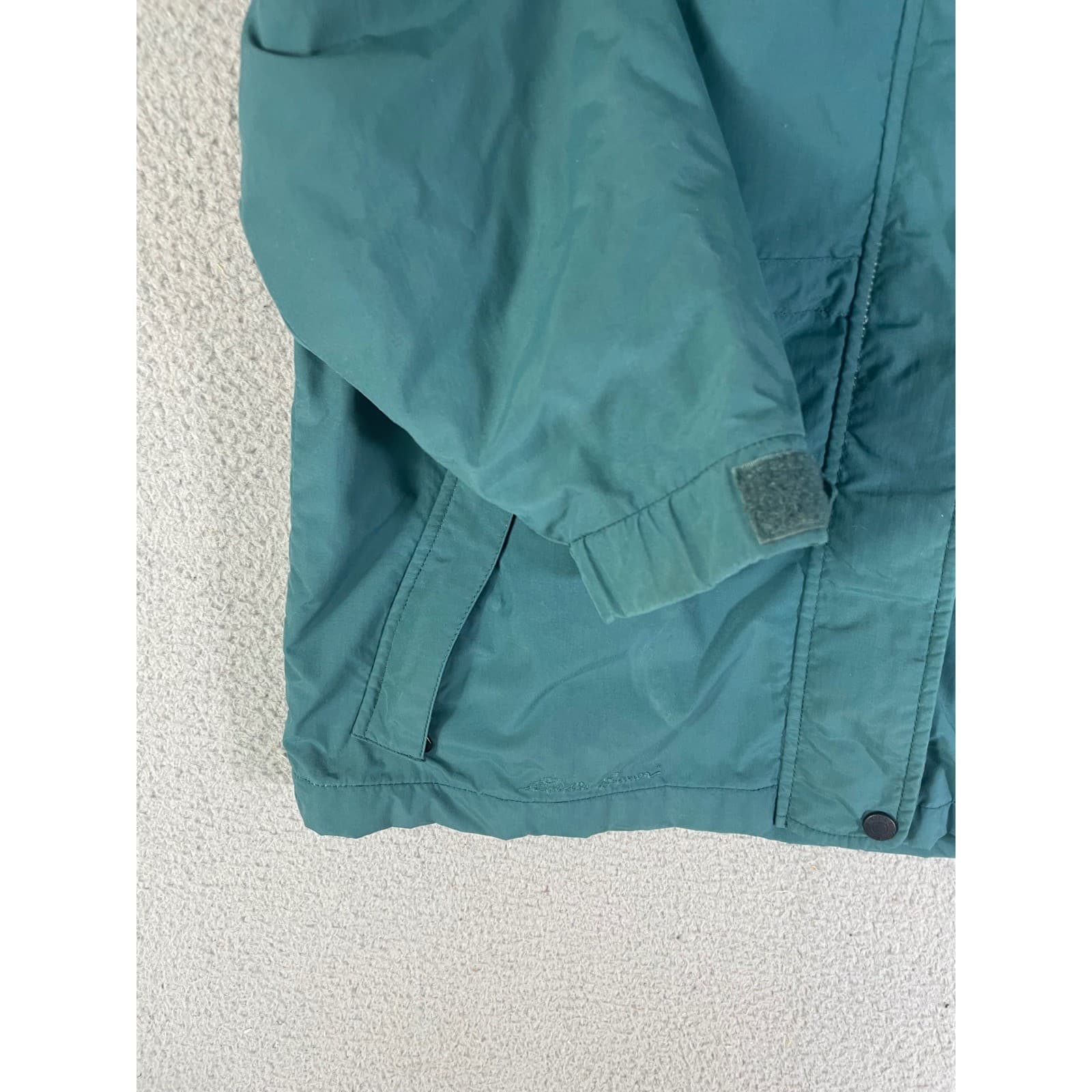 Vintage Eddie Bauer Polartec Parka Jacket Mens Medium Hooded Outdoor Coat - Thumbnail 8