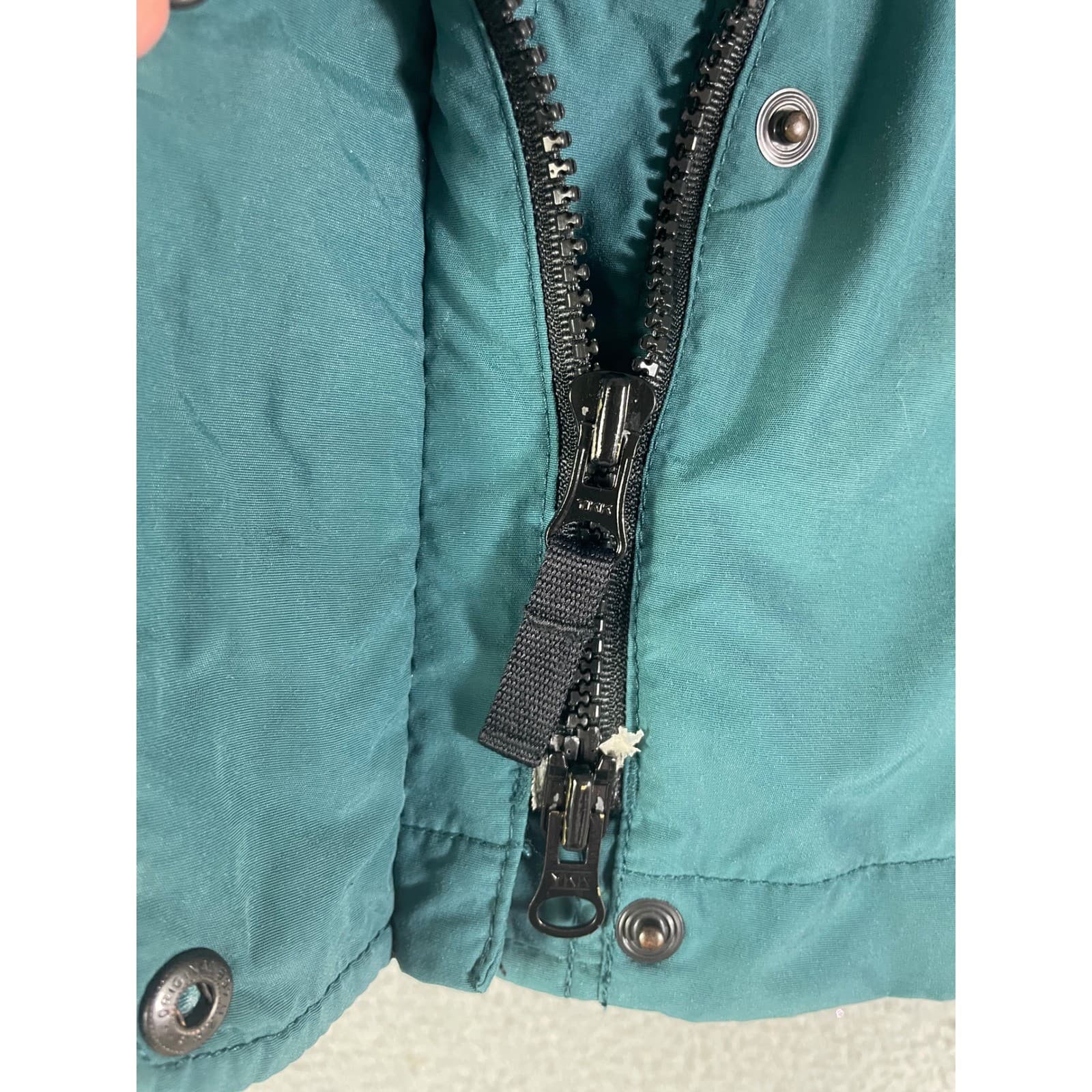 Vintage Eddie Bauer Polartec Parka Jacket Mens Medium Hooded Outdoor Coat - Thumbnail 12