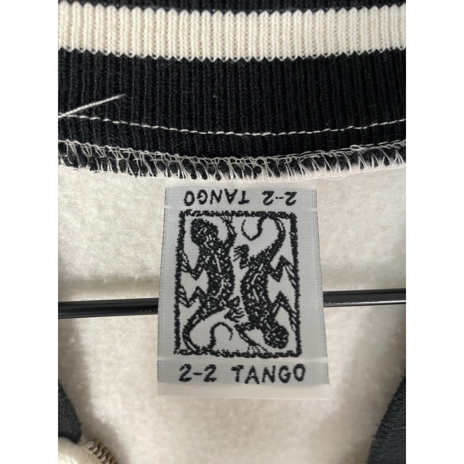 Vintage Eagle Embroidered Fleece Bomber Jacket USA Made M 2-2 Tango Alaska - Thumbnail 2