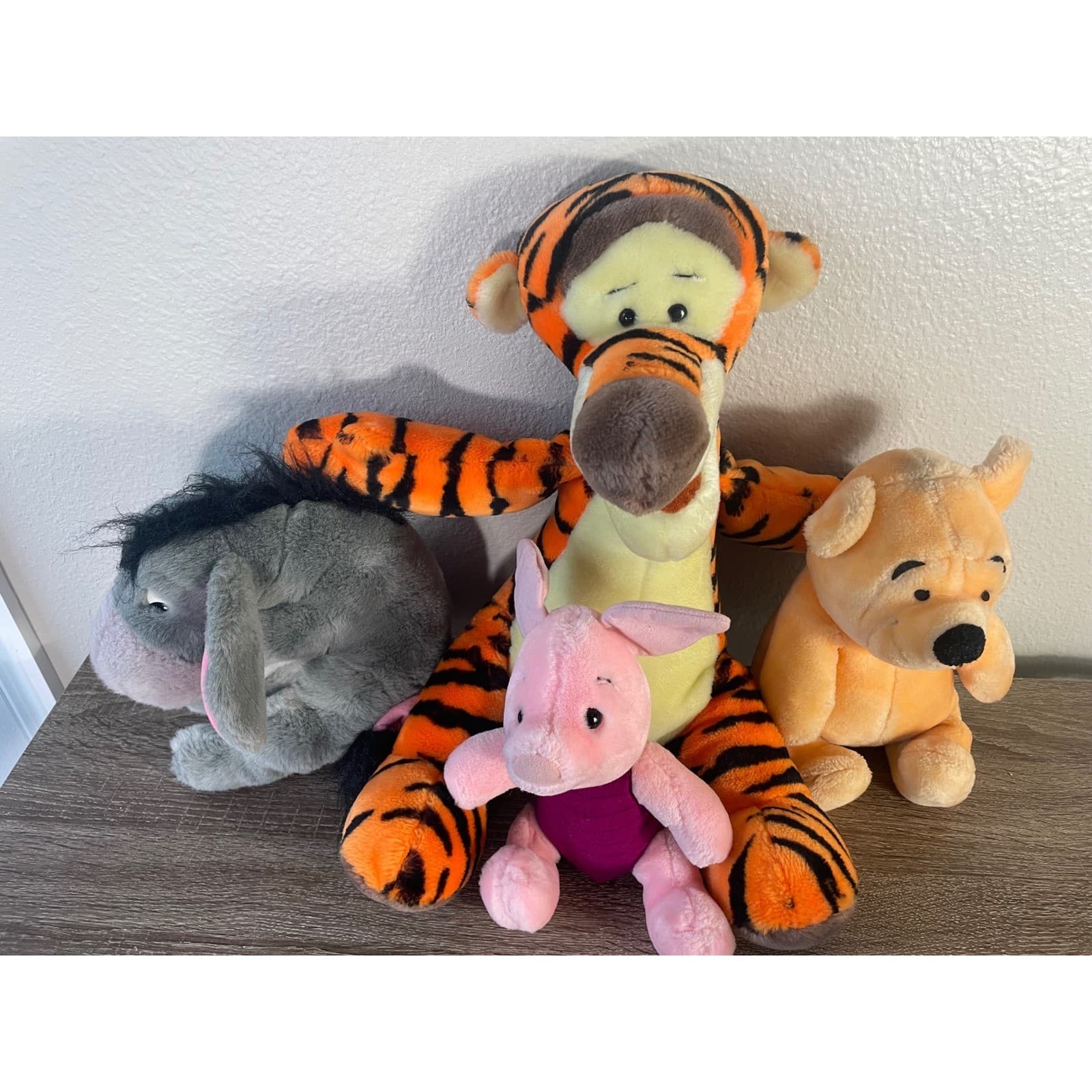 Vintage Disney Parks Pooh Tigger Piglet Eeyore Plush Lot Disneyland Disney World - Thumbnail 7