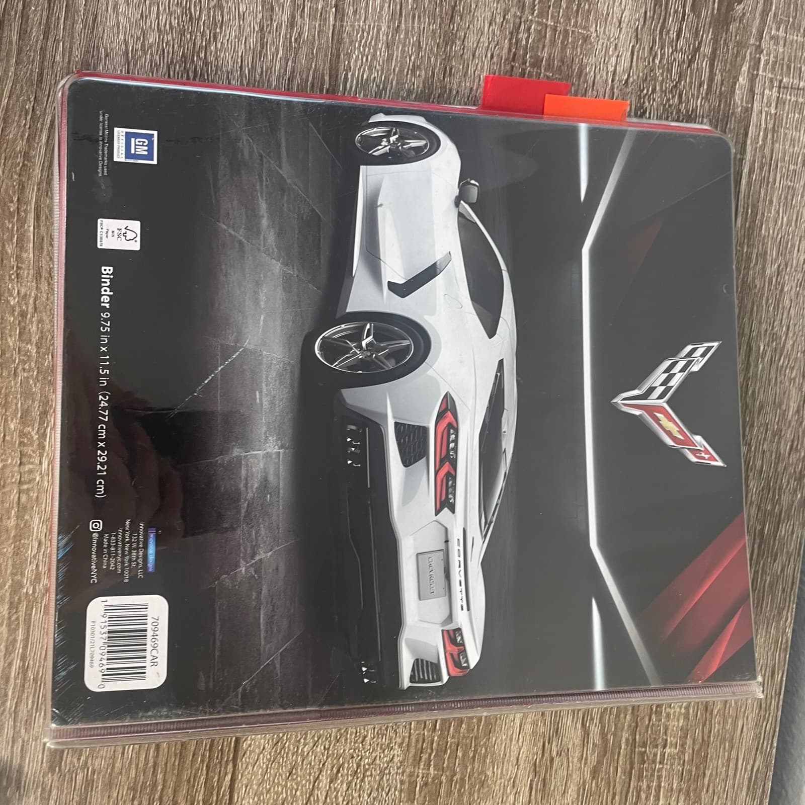 Corvette Stingray Binder 3 Ring Chevrolet Chevy C7 School Notebook Folder - Thumbnail 9