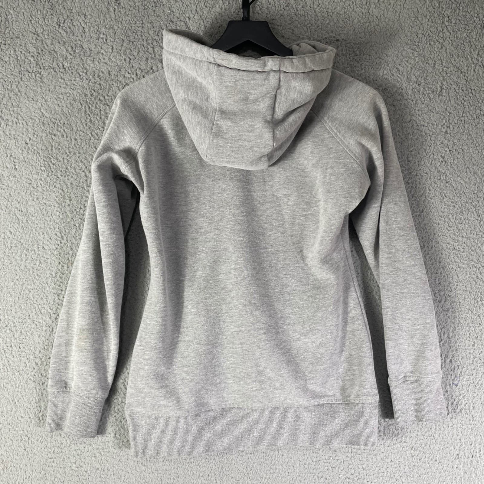 Gymshark Hoodie Mens Small Gray Pullover Logo Fleece Gym Sweatshirt - Thumbnail 8