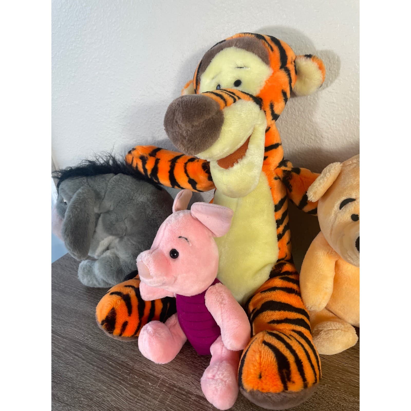 Vintage Disney Parks Pooh Tigger Piglet Eeyore Plush Lot Disneyland Disney World - Thumbnail 9