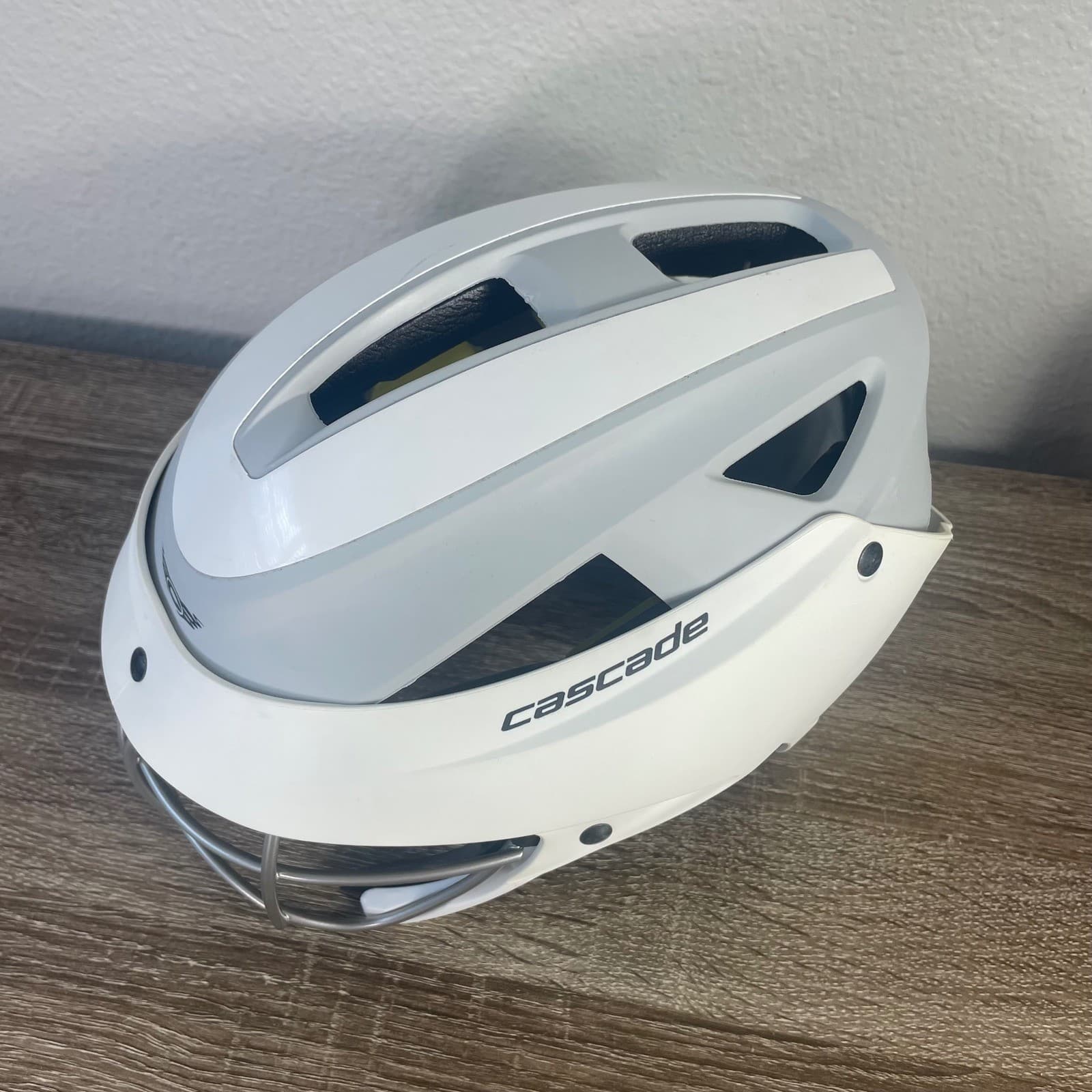 Cascade LX Womens Lacrosse Headgear White Gray One Size Adjustable Helmet - Thumbnail 5