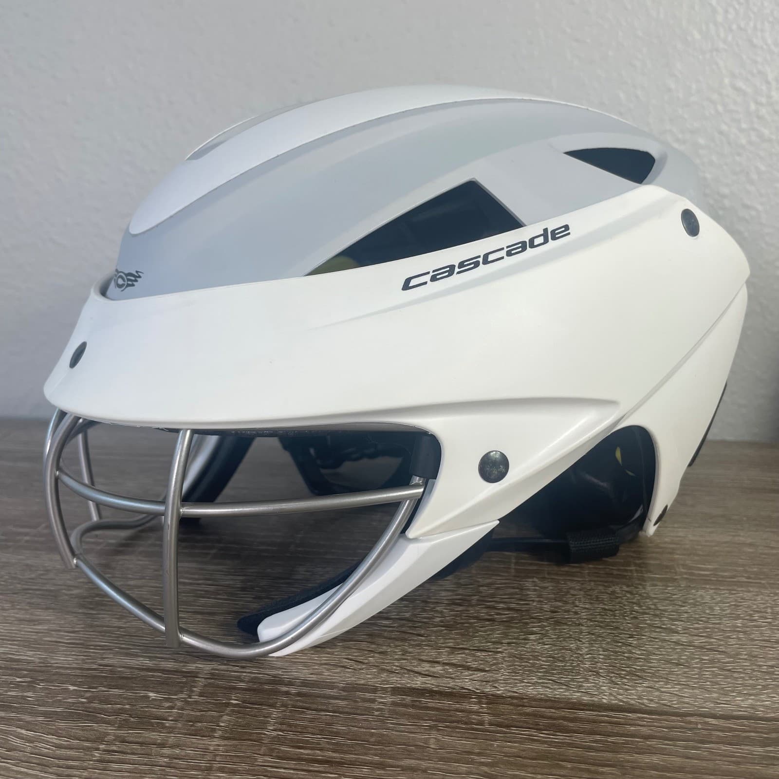 Cascade LX Womens Lacrosse Headgear White Gray One Size Adjustable Helmet - Thumbnail 4