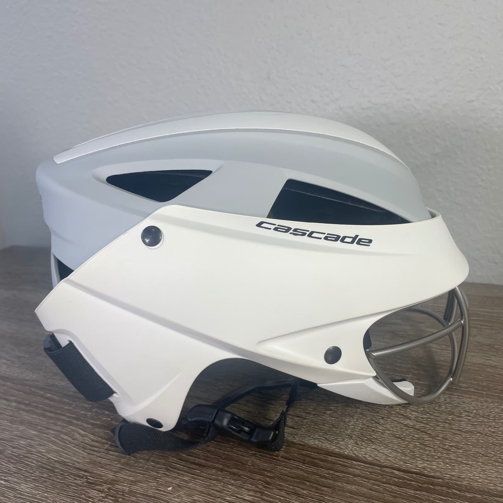 Cascade LX Womens Lacrosse Headgear White Gray One Size Adjustable Helmet - Thumbnail 11