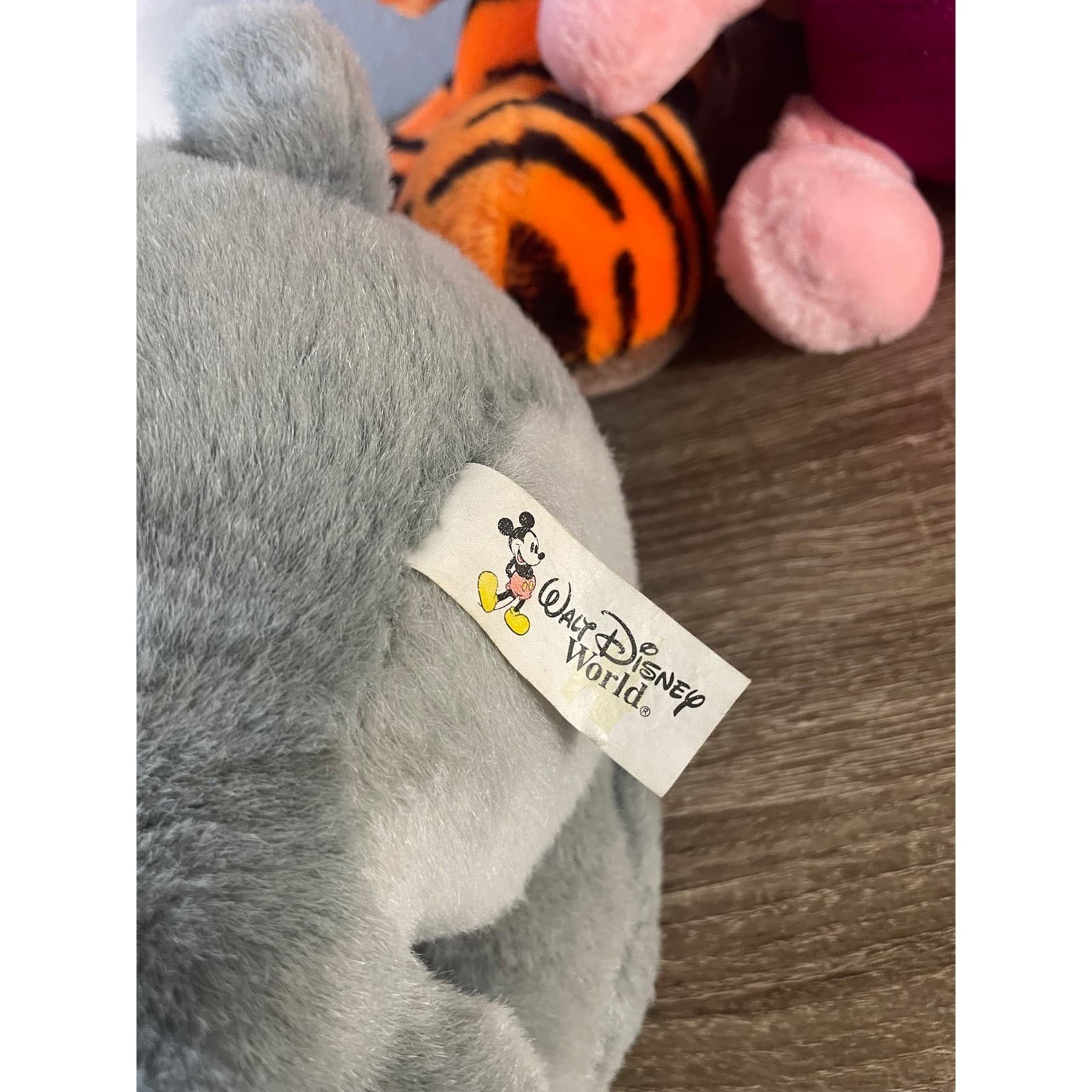 Vintage Disney Parks Pooh Tigger Piglet Eeyore Plush Lot Disneyland Disney World - Thumbnail 3