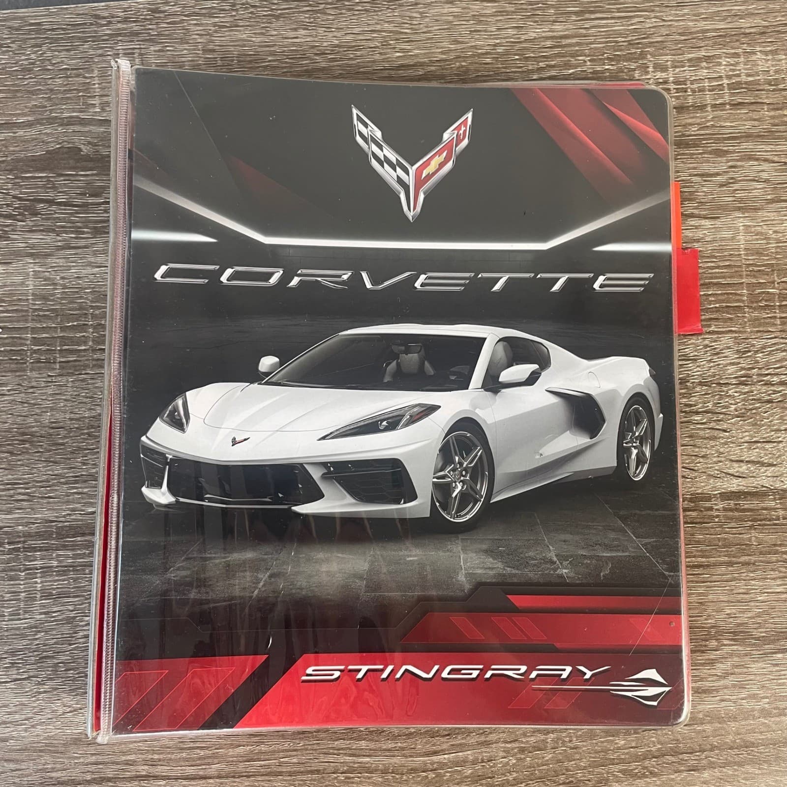 Corvette Stingray Binder 3 Ring Chevrolet Chevy C7 School Notebook Folder - Thumbnail 4