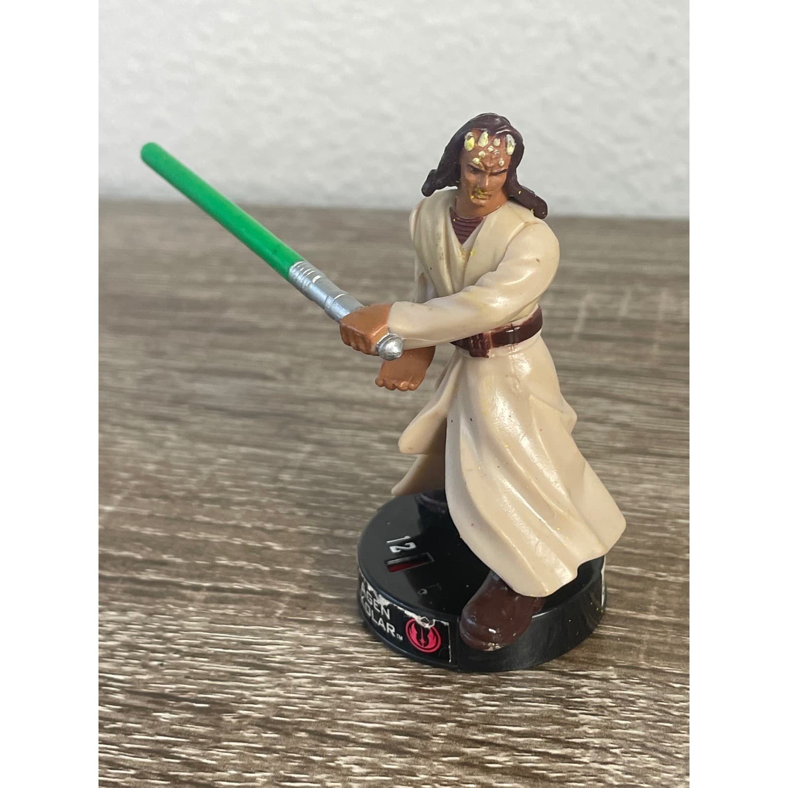 Star Wars Attacktix Ki-Adi-Mundi Figure 15 Jedi Miniature Game Hasbro 2005 - Thumbnail 7