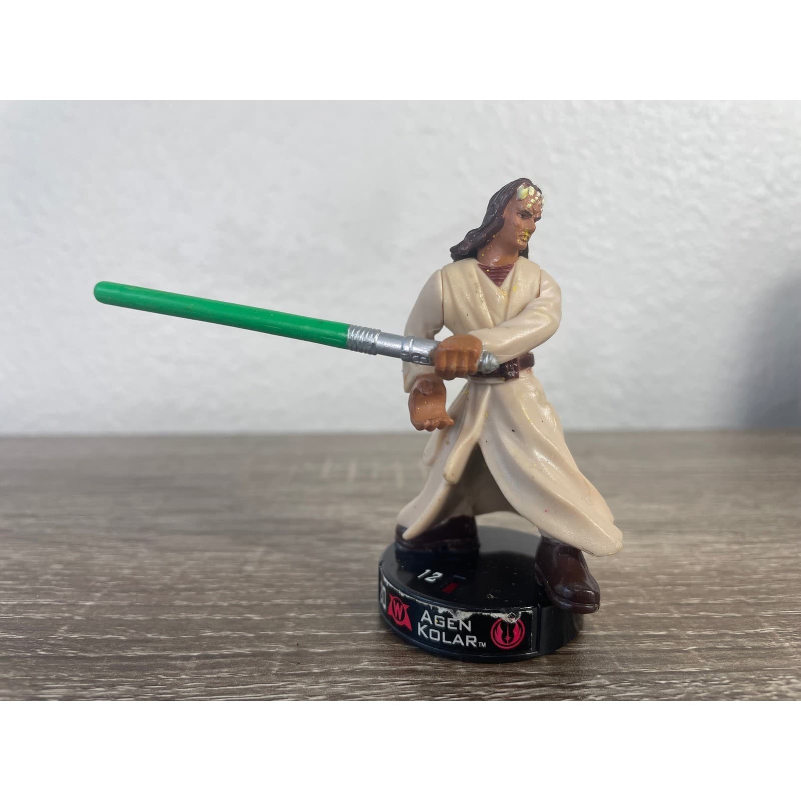 Star Wars Attacktix Ki-Adi-Mundi Figure 15 Jedi Miniature Game Hasbro 2005 - Thumbnail 4