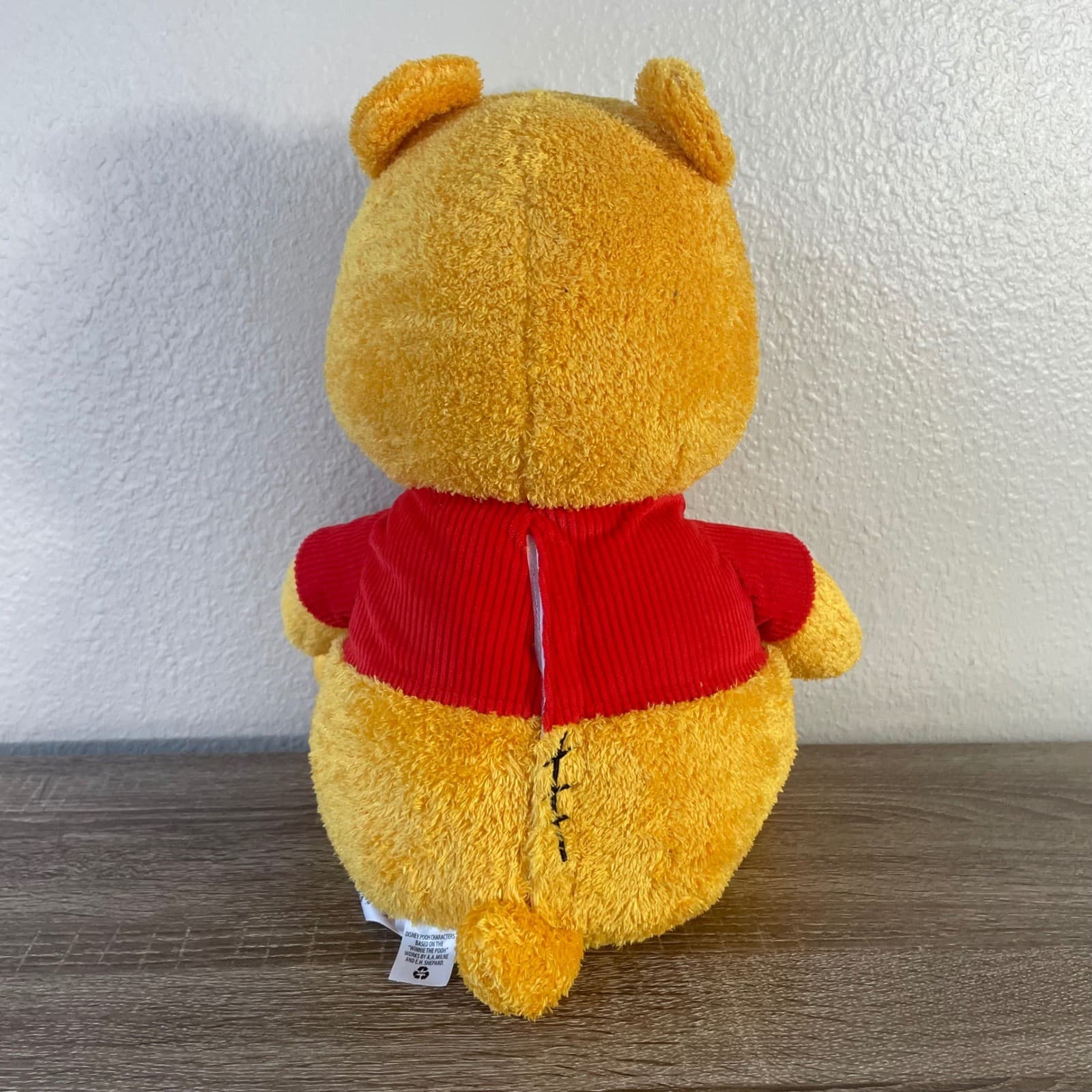 Disney Winnie the Pooh Weighted Plush 14" Bear Red Shirt Stuffed Animal - Thumbnail 7