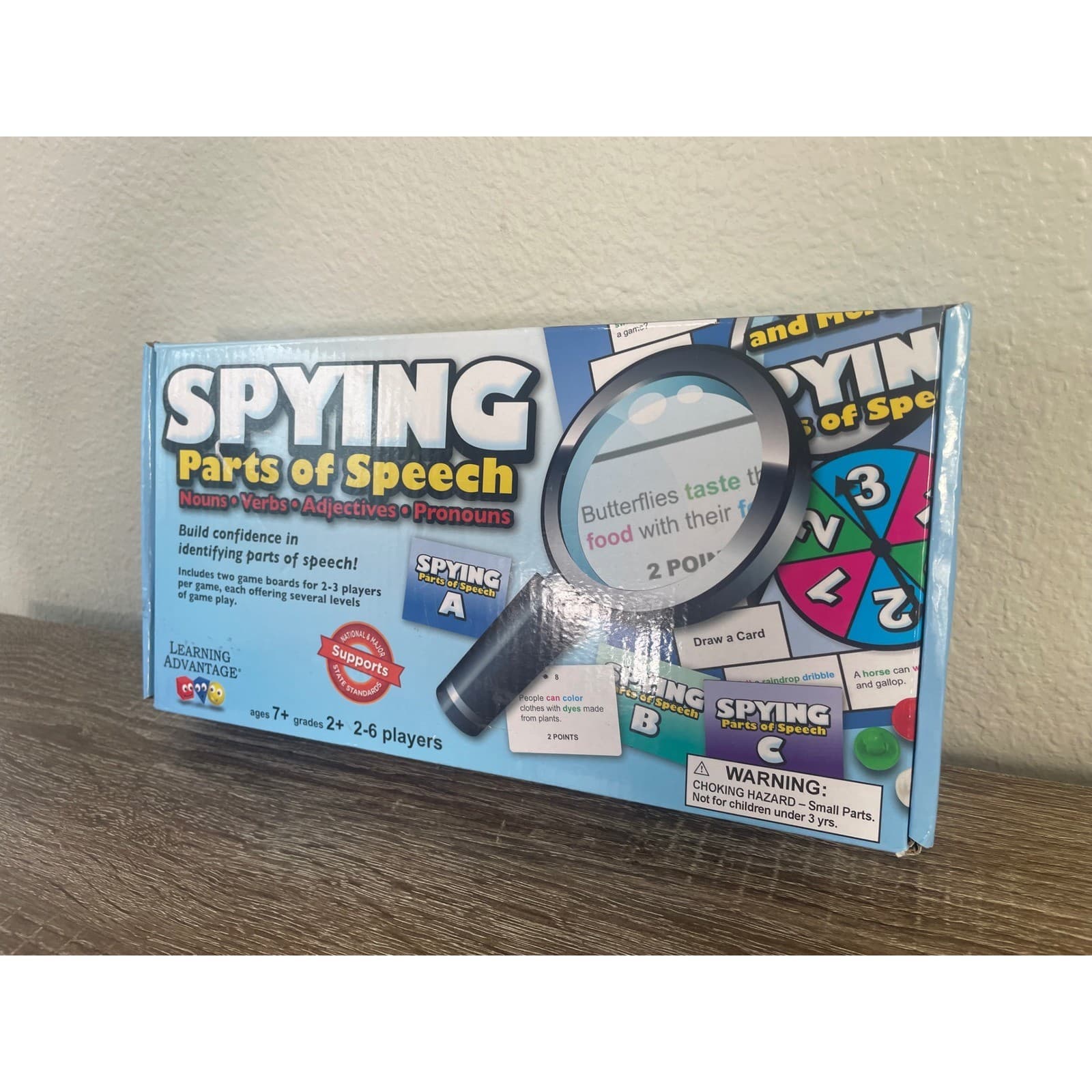 Spying Parts of Speech Game Learning Advantage Grammar Board Game Homeschool - Thumbnail 4
