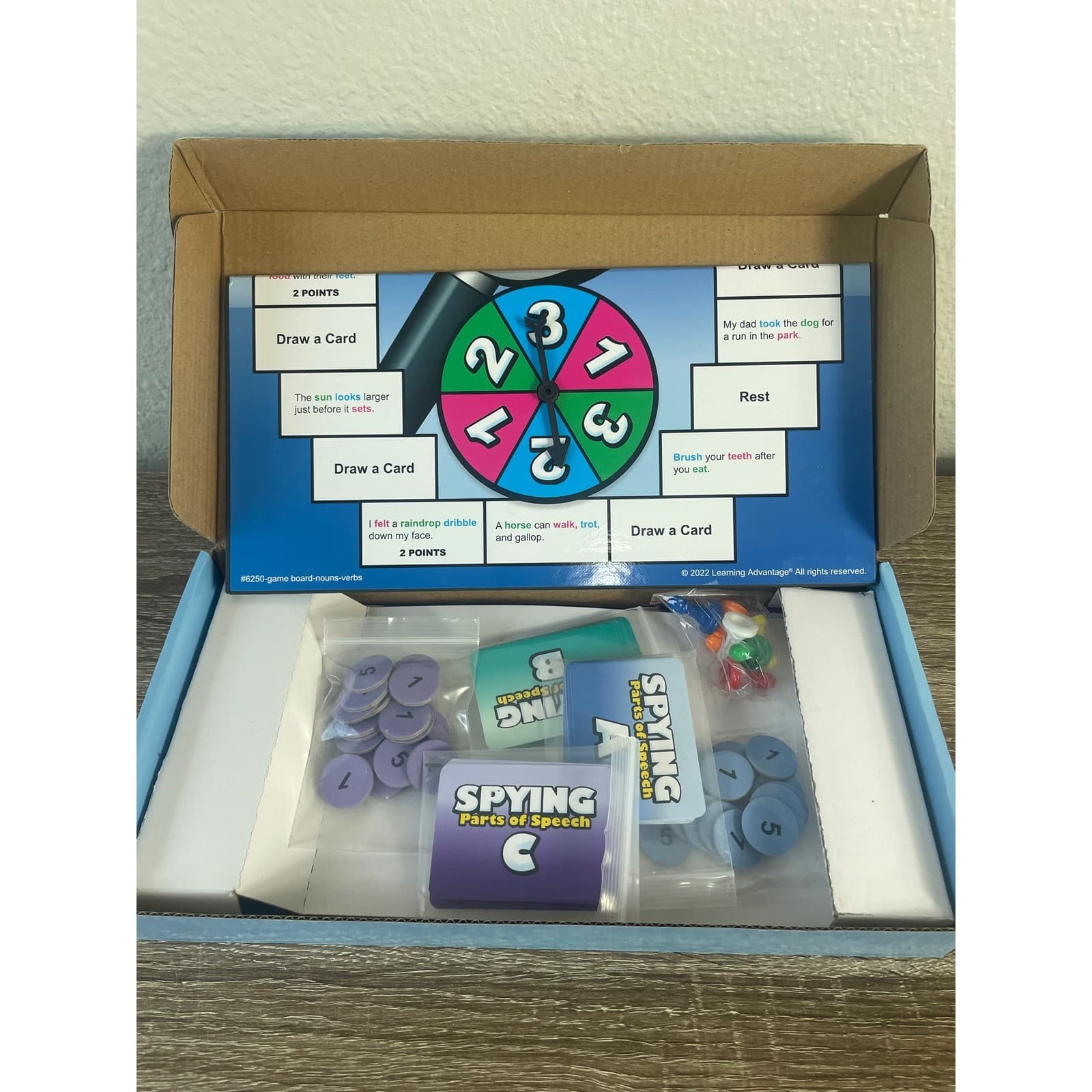 Spying Parts of Speech Game Learning Advantage Grammar Board Game Homeschool - Thumbnail 9