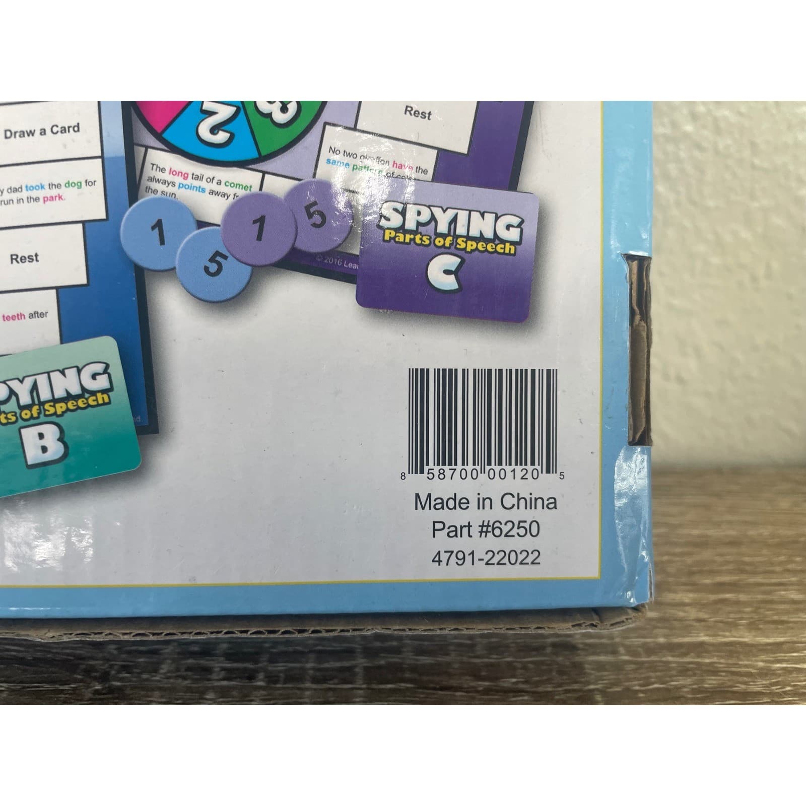 Spying Parts of Speech Game Learning Advantage Grammar Board Game Homeschool - Thumbnail 6