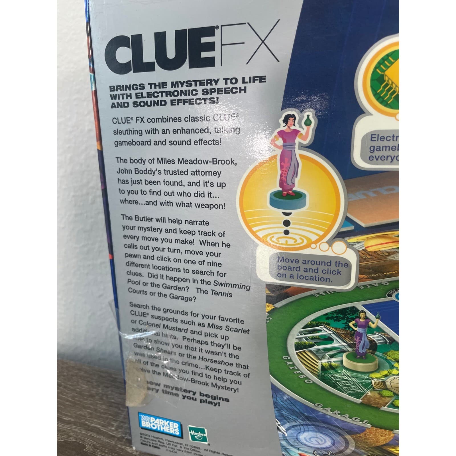 Clue FX Electronic Talking Board Game 2003 Parker Brothers Hasbro Complete - Thumbnail 6