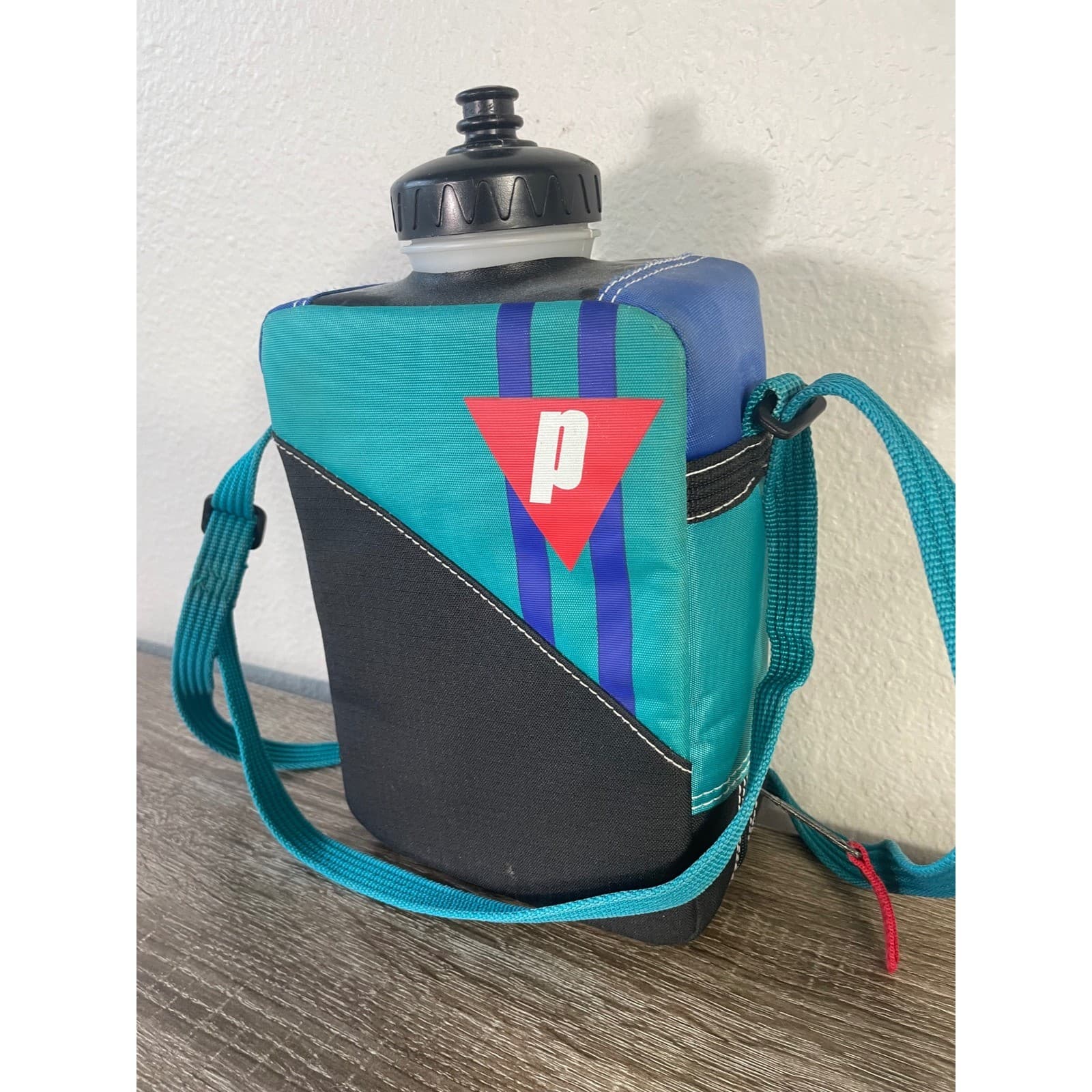 Vintage Prince Tennis Canteen 80 oz Water Bottle Cooler Bag Strap 90s Sport - Thumbnail 7