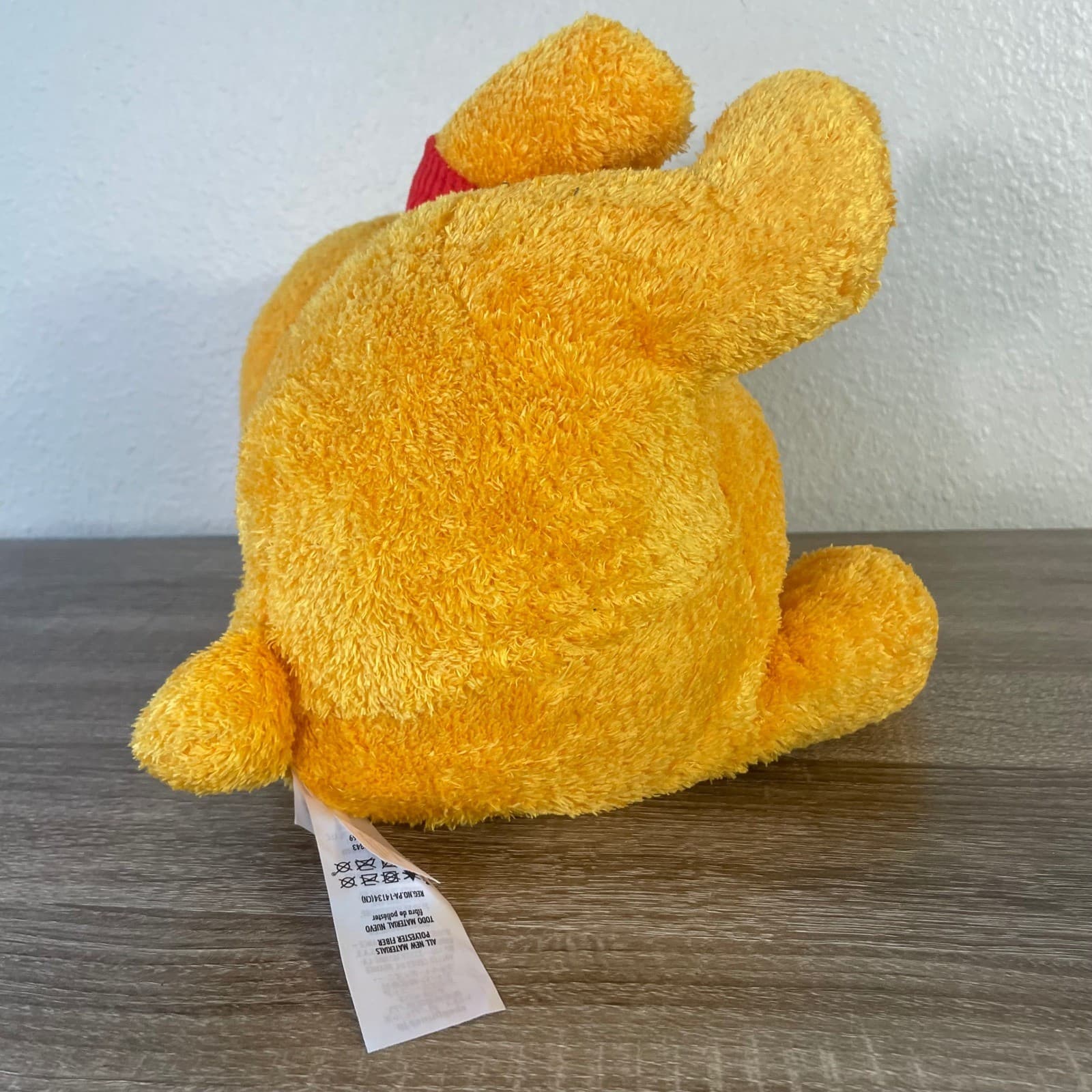 Disney Winnie the Pooh Weighted Plush 14" Bear Red Shirt Stuffed Animal - Thumbnail 4