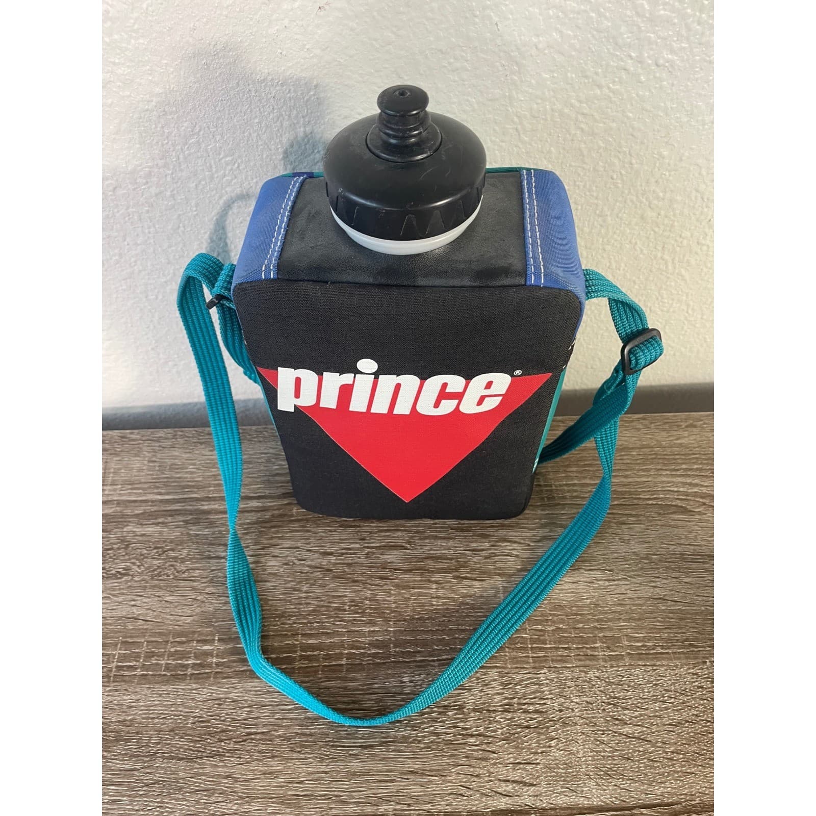 Vintage Prince Tennis Canteen 80 oz Water Bottle Cooler Bag Strap 90s Sport - Thumbnail 3