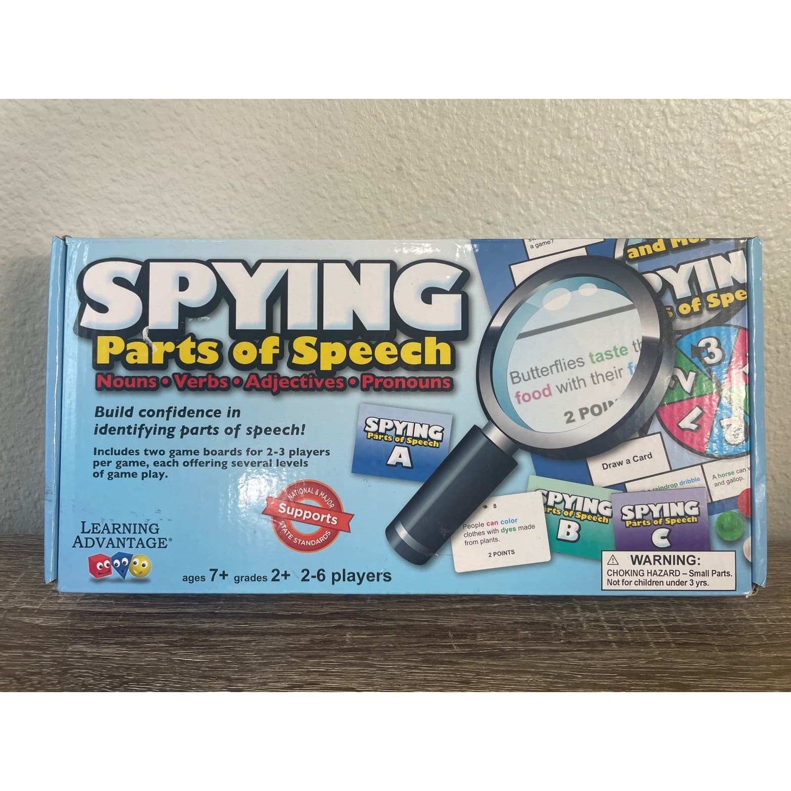 Spying Parts of Speech Game Learning Advantage Grammar Board Game Homeschool - Thumbnail 3