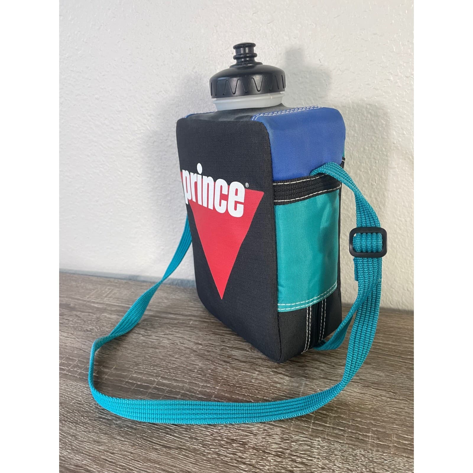 Vintage Prince Tennis Canteen 80 oz Water Bottle Cooler Bag Strap 90s Sport - Thumbnail 5