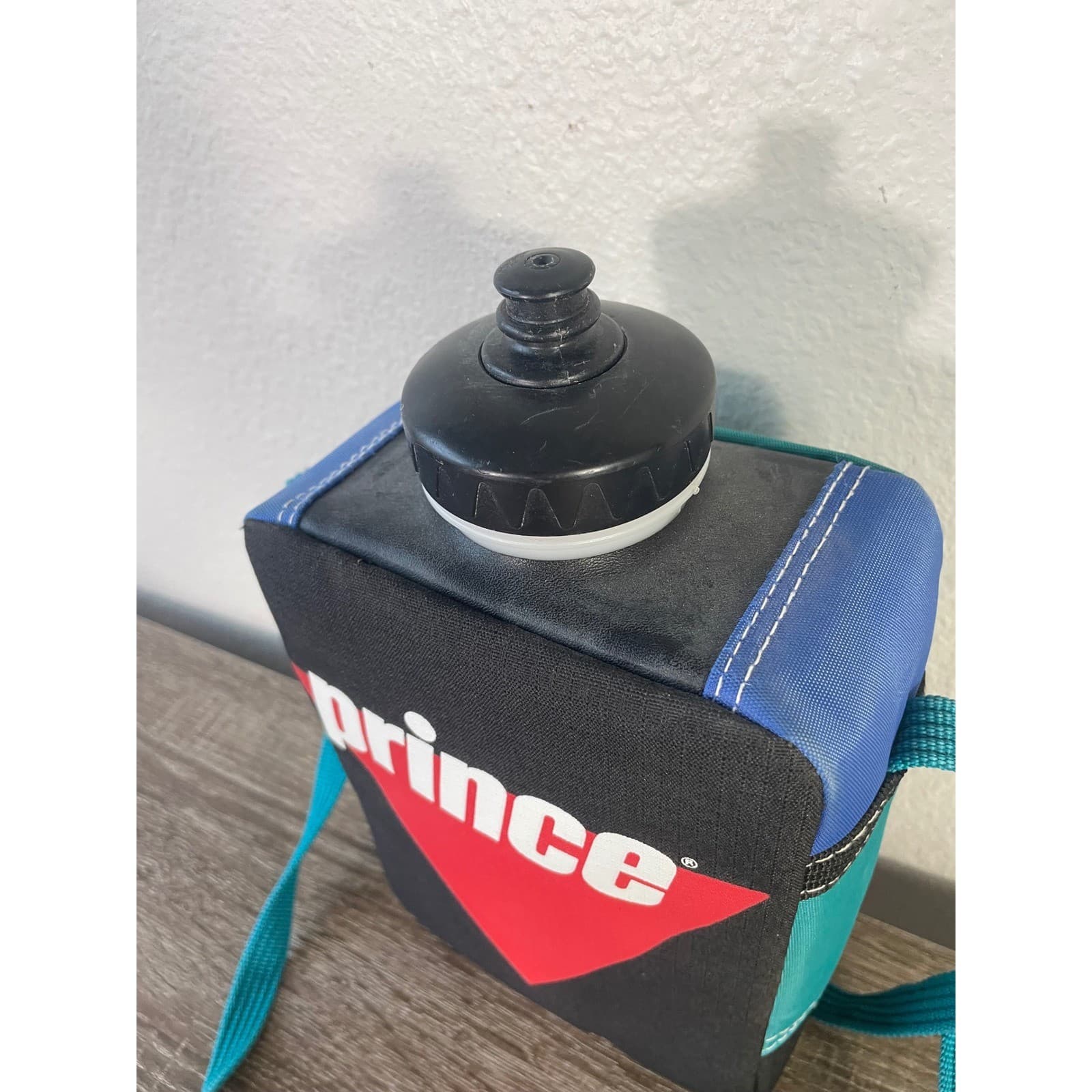 Vintage Prince Tennis Canteen 80 oz Water Bottle Cooler Bag Strap 90s Sport - Thumbnail 4
