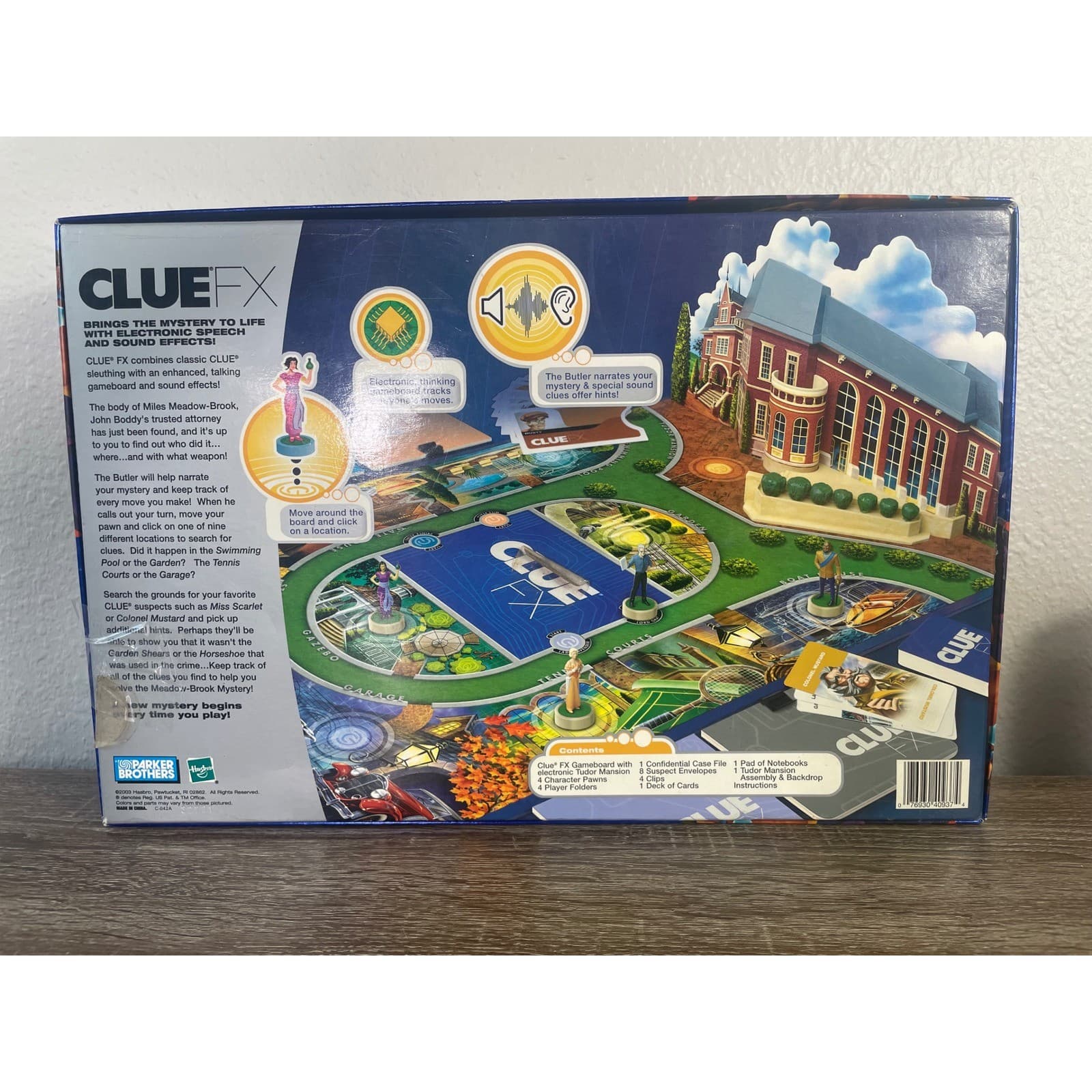 Clue FX Electronic Talking Board Game 2003 Parker Brothers Hasbro Complete - Thumbnail 4