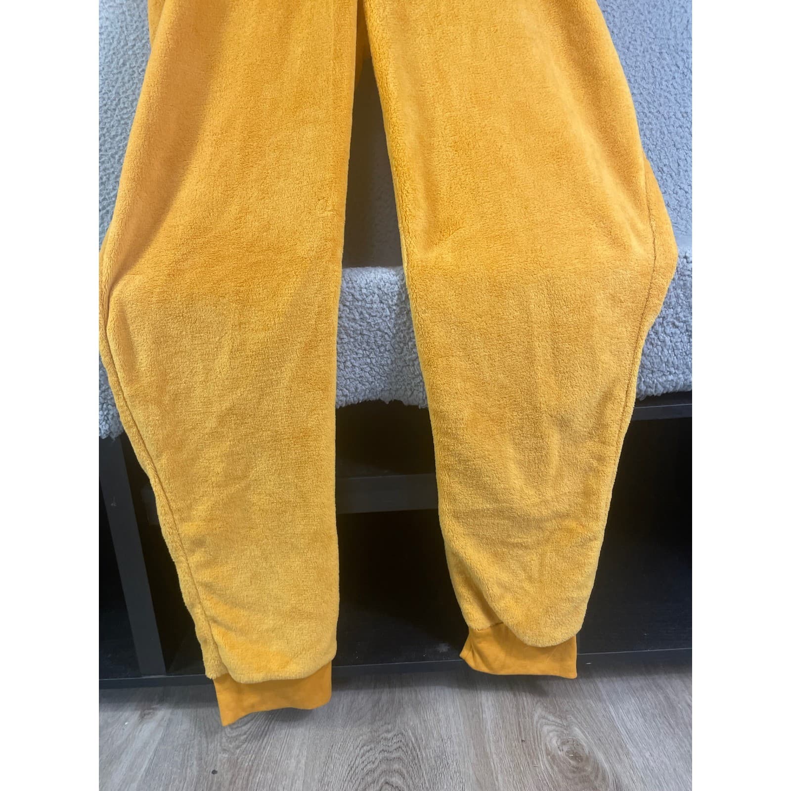 Disney Winnie Pooh Union Suit Pajamas Adult Fleece Hooded Costume NWT XL - Thumbnail 9