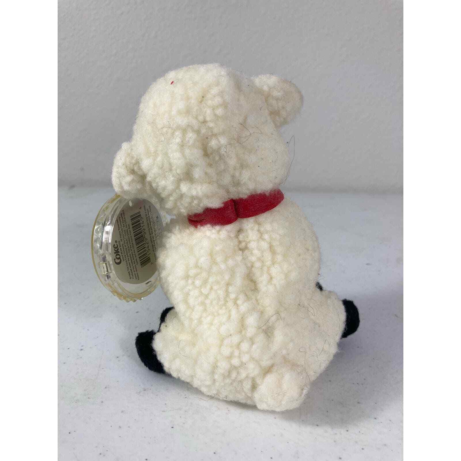 Coca Cola Lamb Plush 1999 Irish Flag International Collection 5.5" Tall Ages 3+ - Thumbnail 4