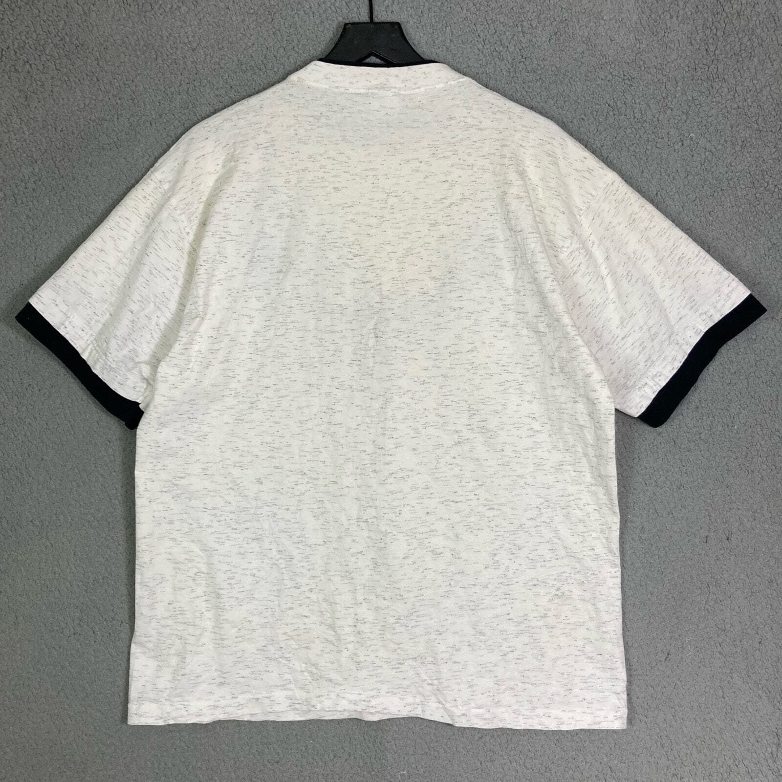 Unisex Off-White Graphic Ringer T-Shirt Dream Catcher Print Size L Vintage Style - Thumbnail 10