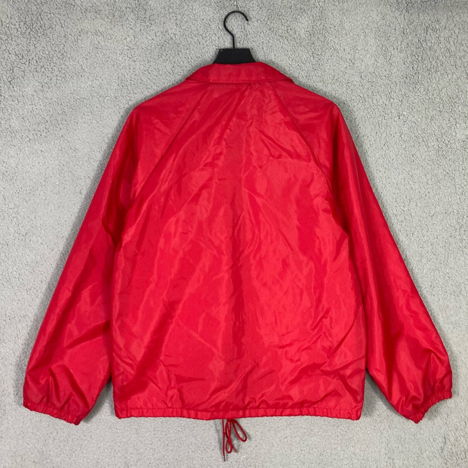 The Lodge Star Lake Auburn Sportswear Vintage Red Windbreaker Jacket M Unisex - Thumbnail 5