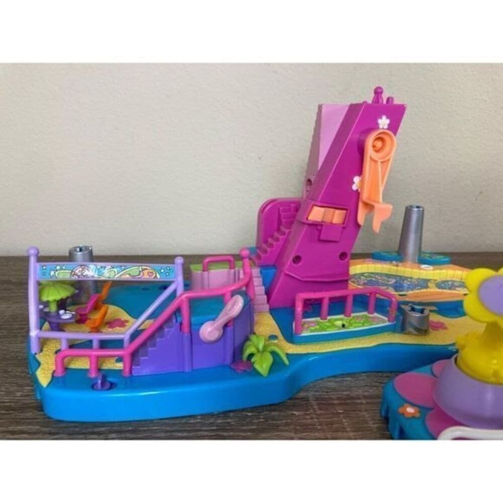 Polly Pocket Pollyworld Mattel Amusement Park Carousel Vintage Fair Doll Ride - Thumbnail 5