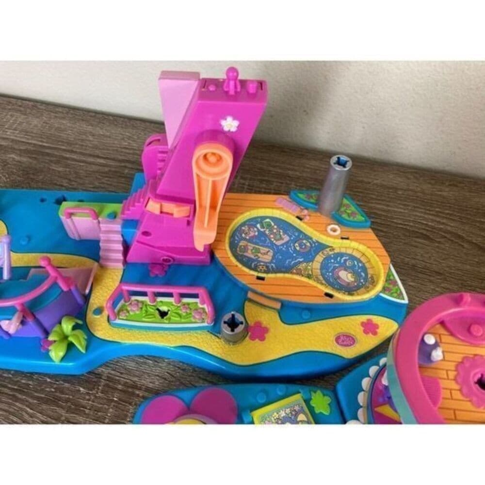 Polly Pocket Pollyworld Mattel Amusement Park Carousel Vintage Fair Doll Ride - Thumbnail 6