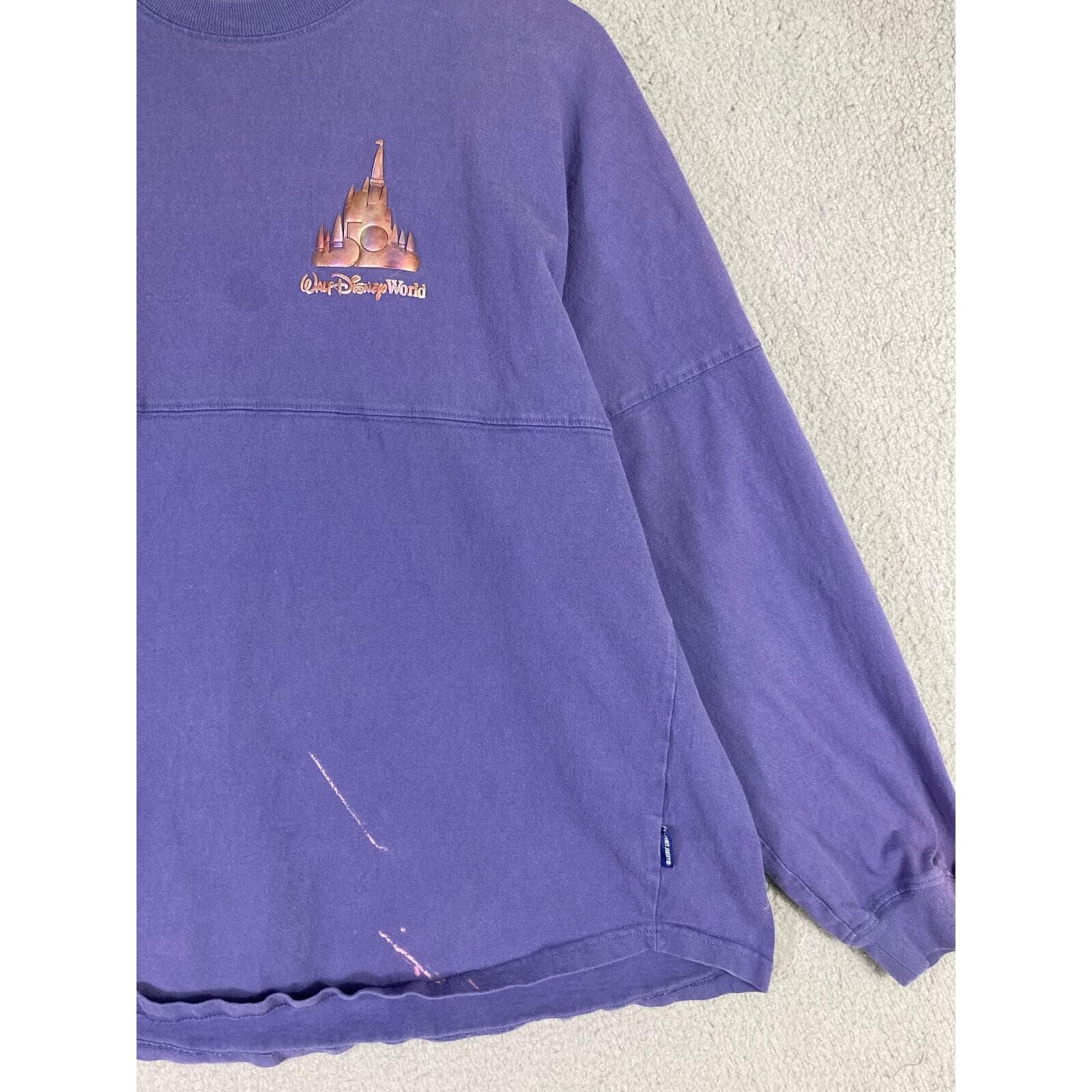 Disney World Parks 50th Anniversary Spirit Jersey Purple XL Women's Top - Thumbnail 10