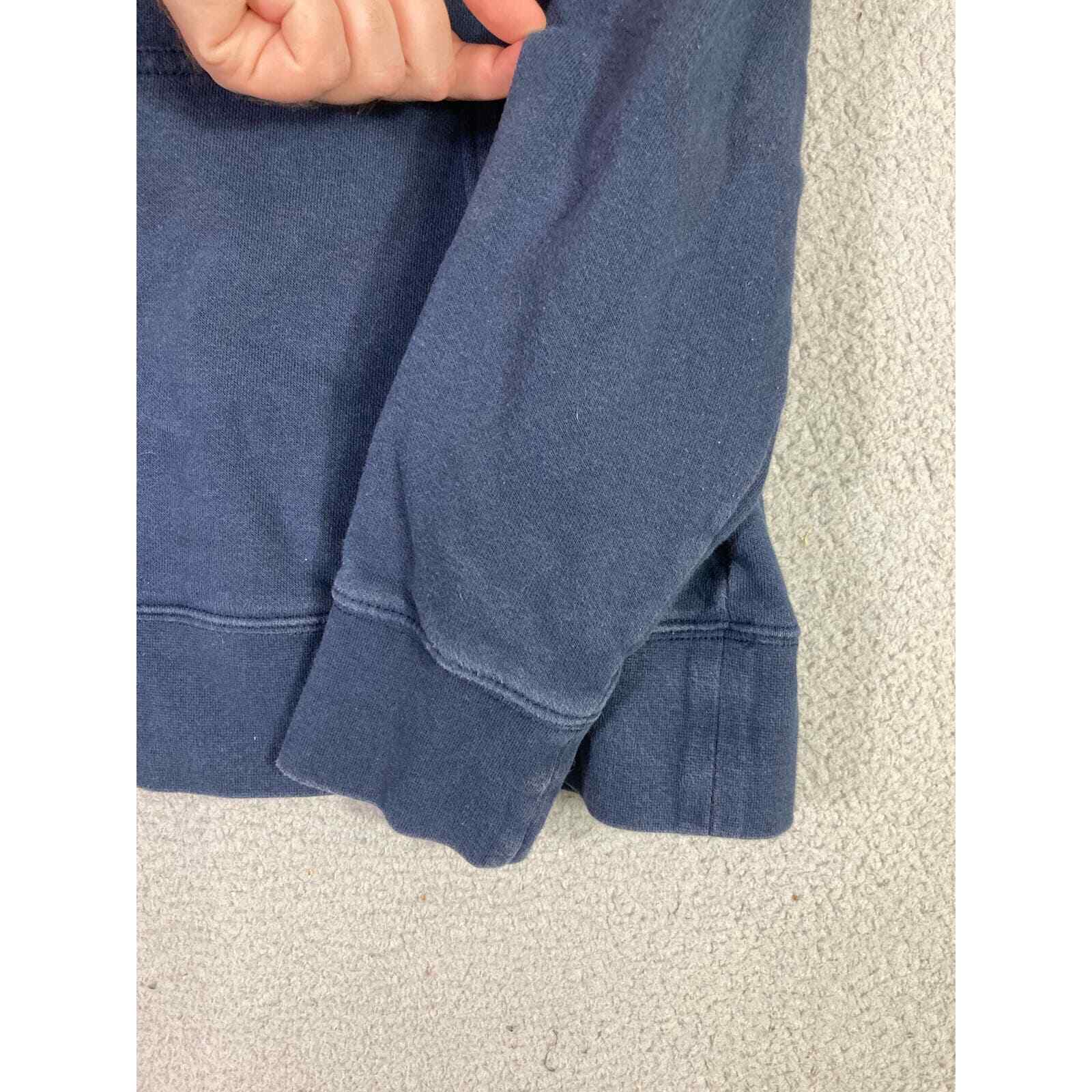 North Face Hoodie Womens M Pullover Cotton Sweatshirt Outdoor Navy Blue Hiking - Thumbnail 6