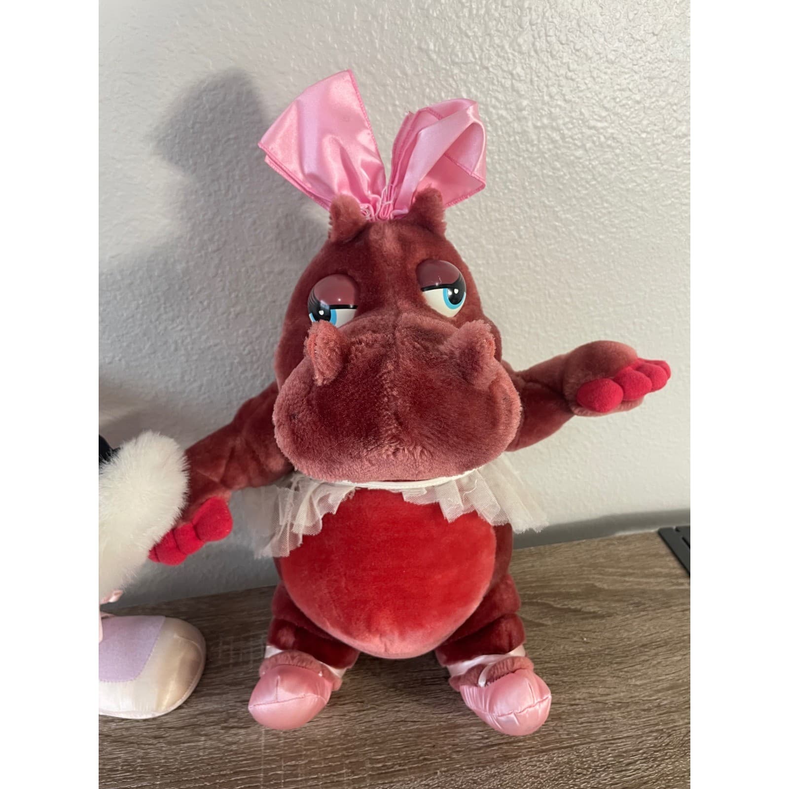Vintage Disney Fantasia Plush Lot Hyacinth Hippo Madame Upanova Ostrich Parks - Thumbnail 7