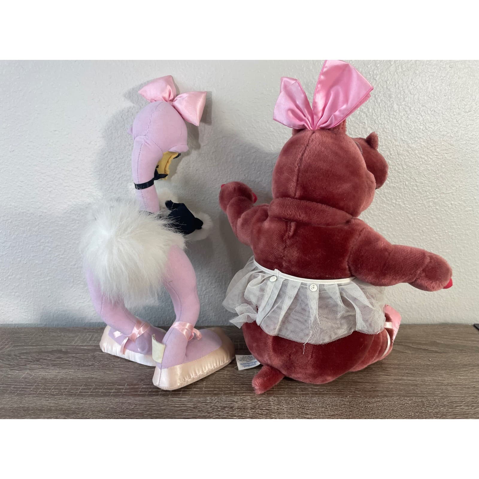 Vintage Disney Fantasia Plush Lot Hyacinth Hippo Madame Upanova Ostrich Parks - Thumbnail 11