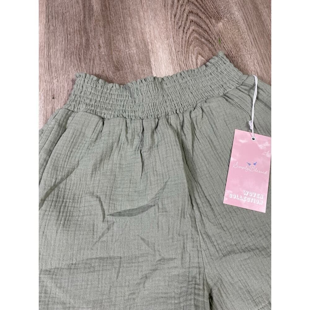 Lot of 2 NWT Simply Be & 90 Degree By Reflex Women's Green Shorts Size M Casual - Thumbnail 4