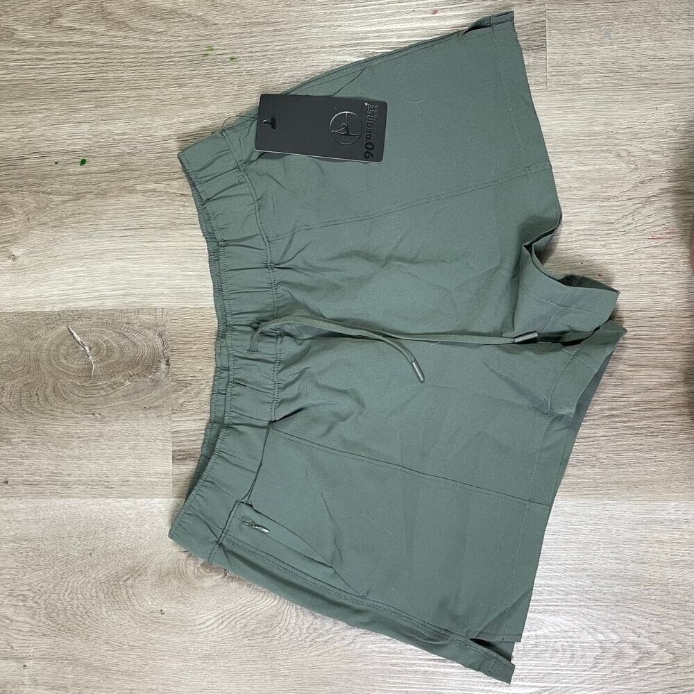 Lot of 2 NWT Simply Be & 90 Degree By Reflex Women's Green Shorts Size M Casual - Thumbnail 12